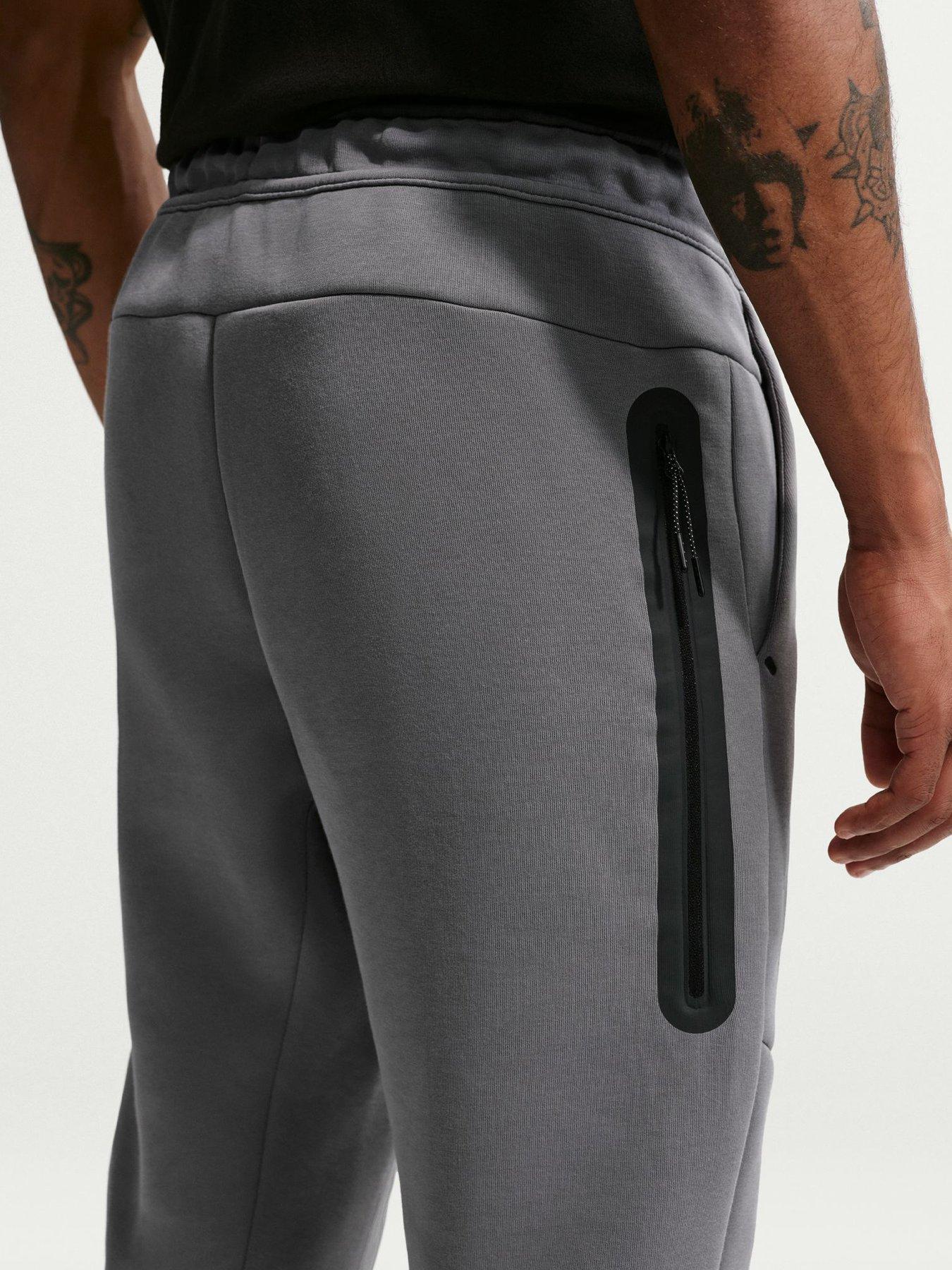 Image 4 of 5 of Nike Mens Tech Fleece Tapered Joggers - Grey