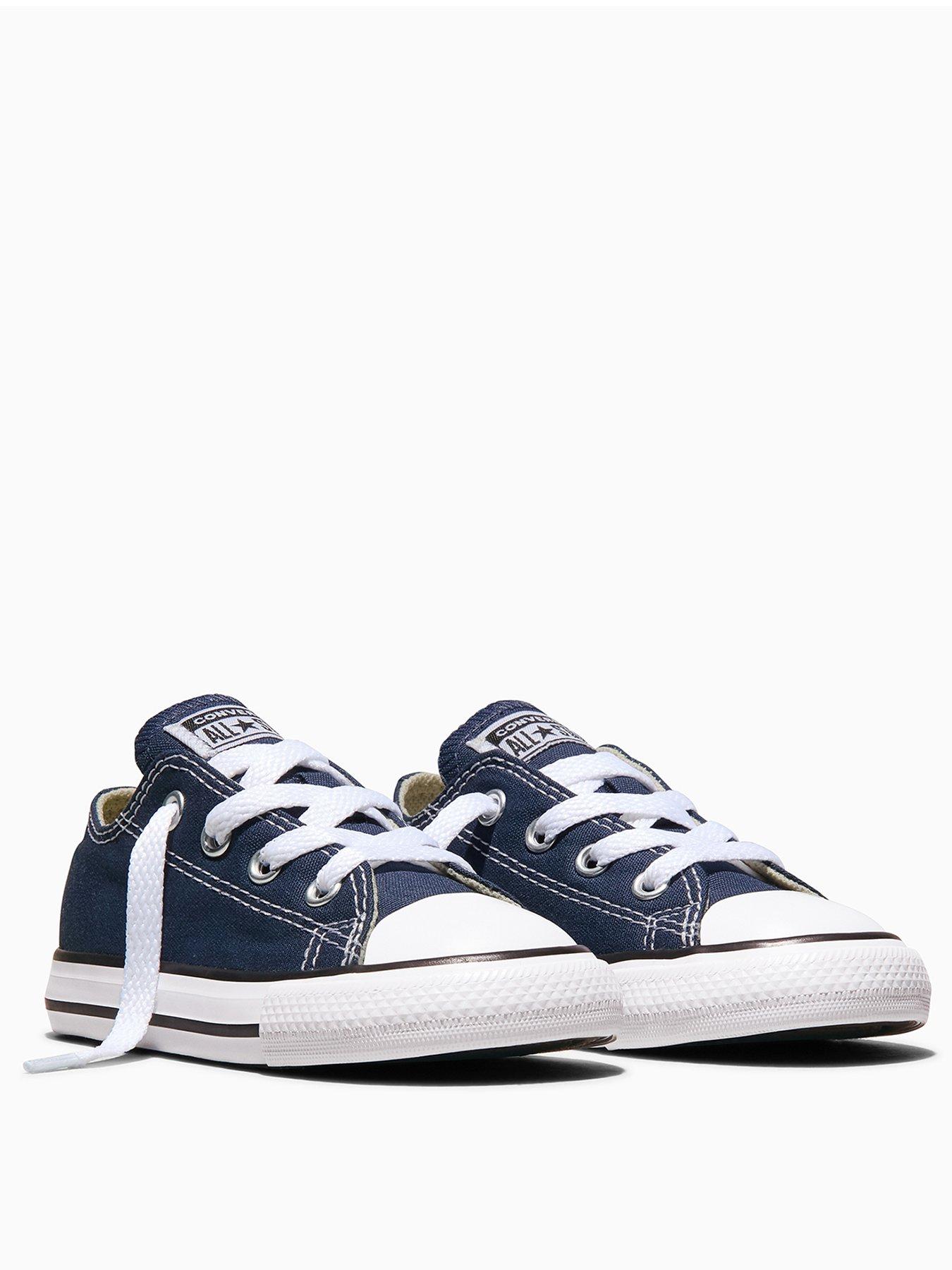 Image 2 of 6 of Converse Infant All Star Ox Trainers - Navy