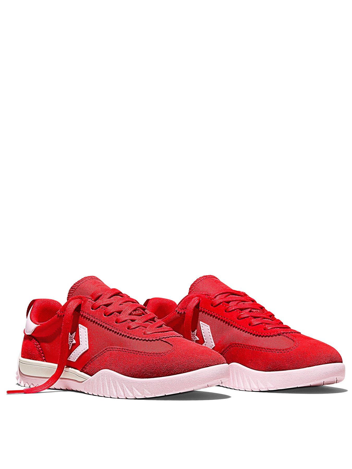  image of converse-junior-run-star-trainers-red