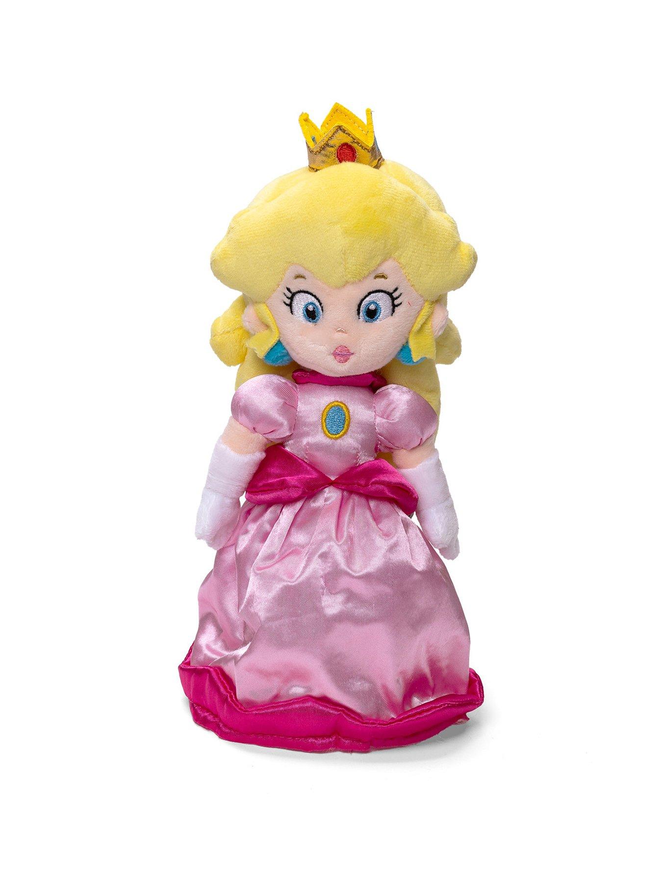 front image of super-mario-peach-plush-30cm