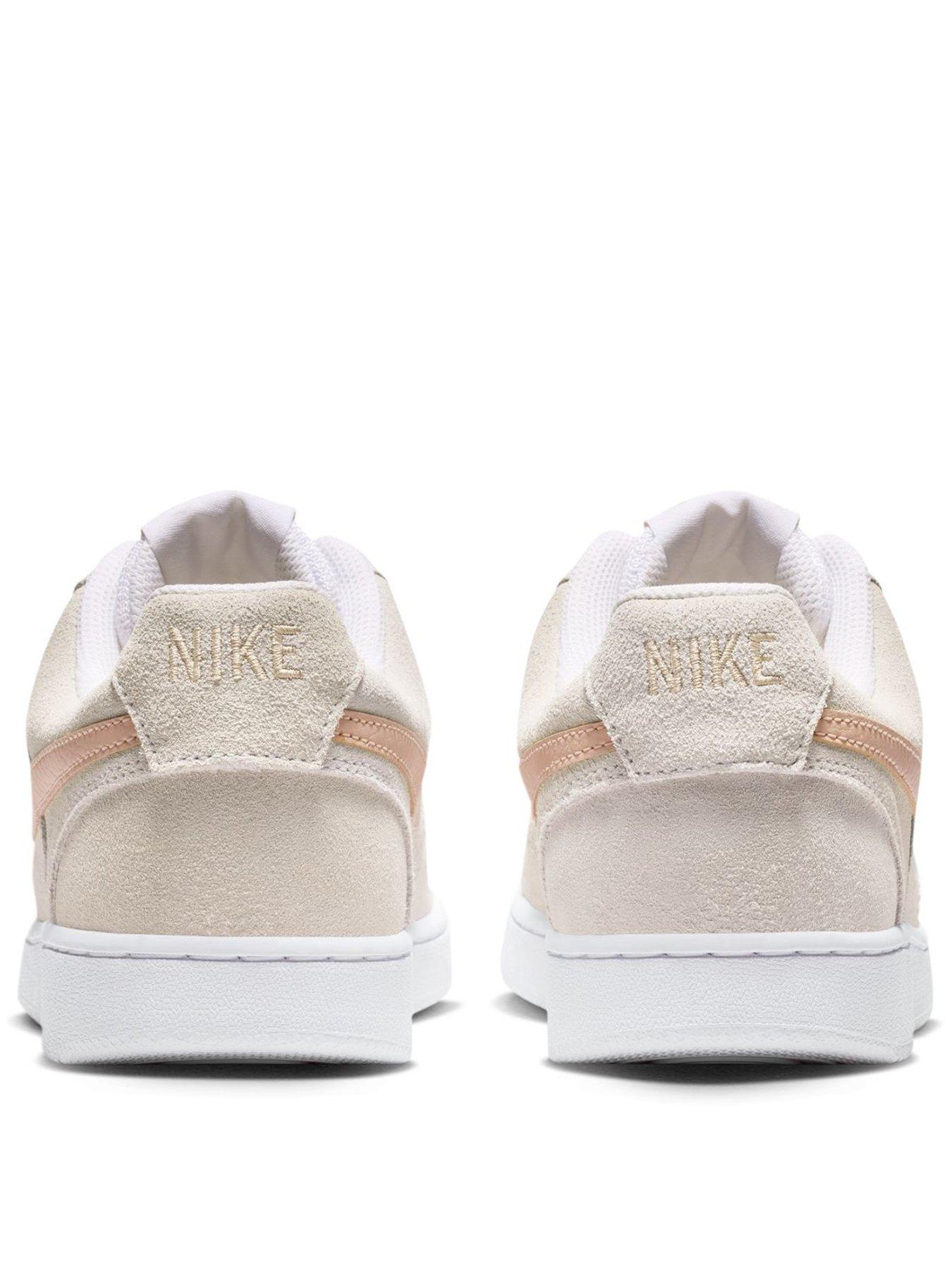 Image 3 of 7 of Nike Womens Court Vision Suede Trainers - Beige
