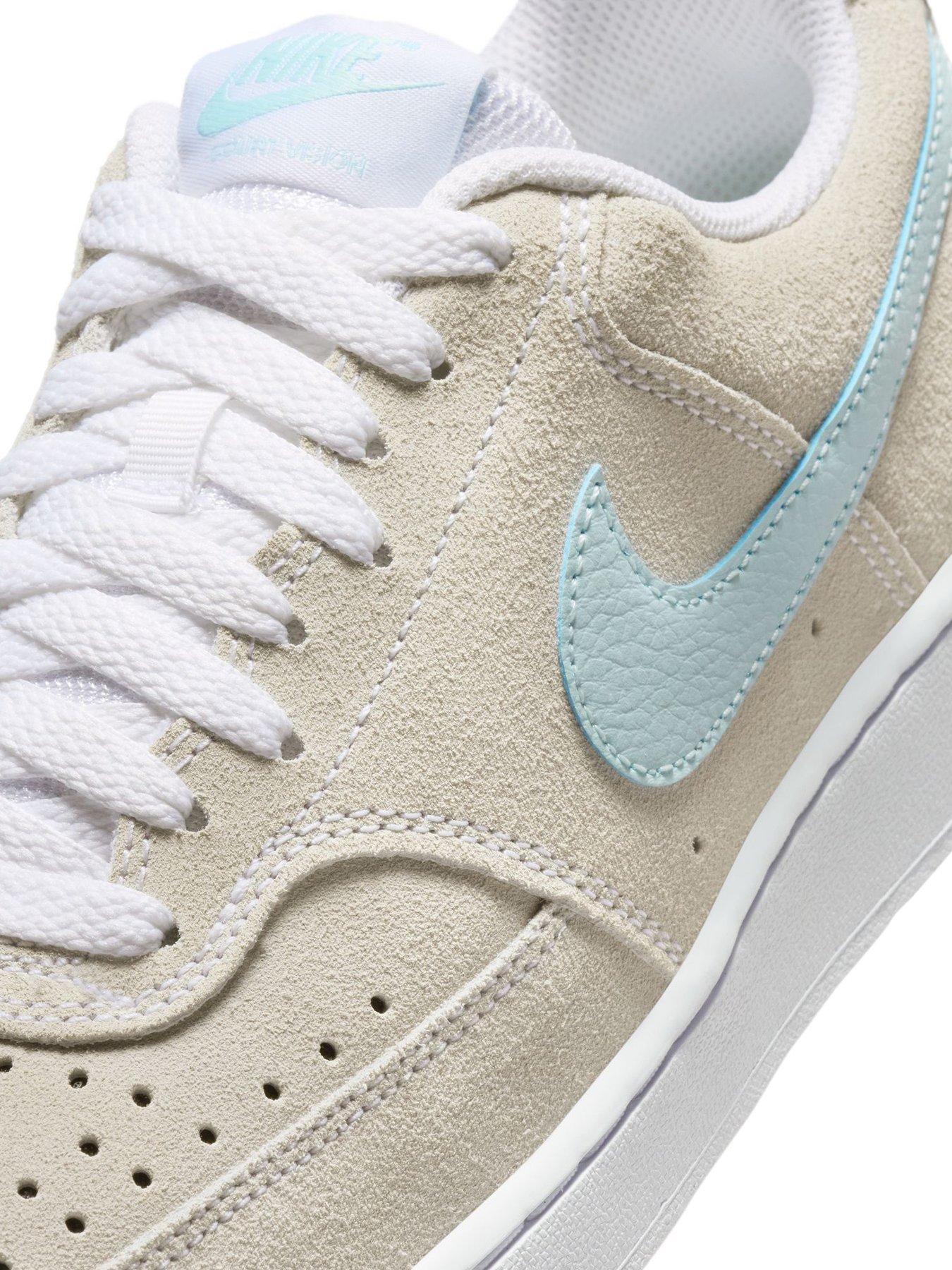 Image 7 of 7 of Nike Womens Court Vision Suede Trainers - Beige