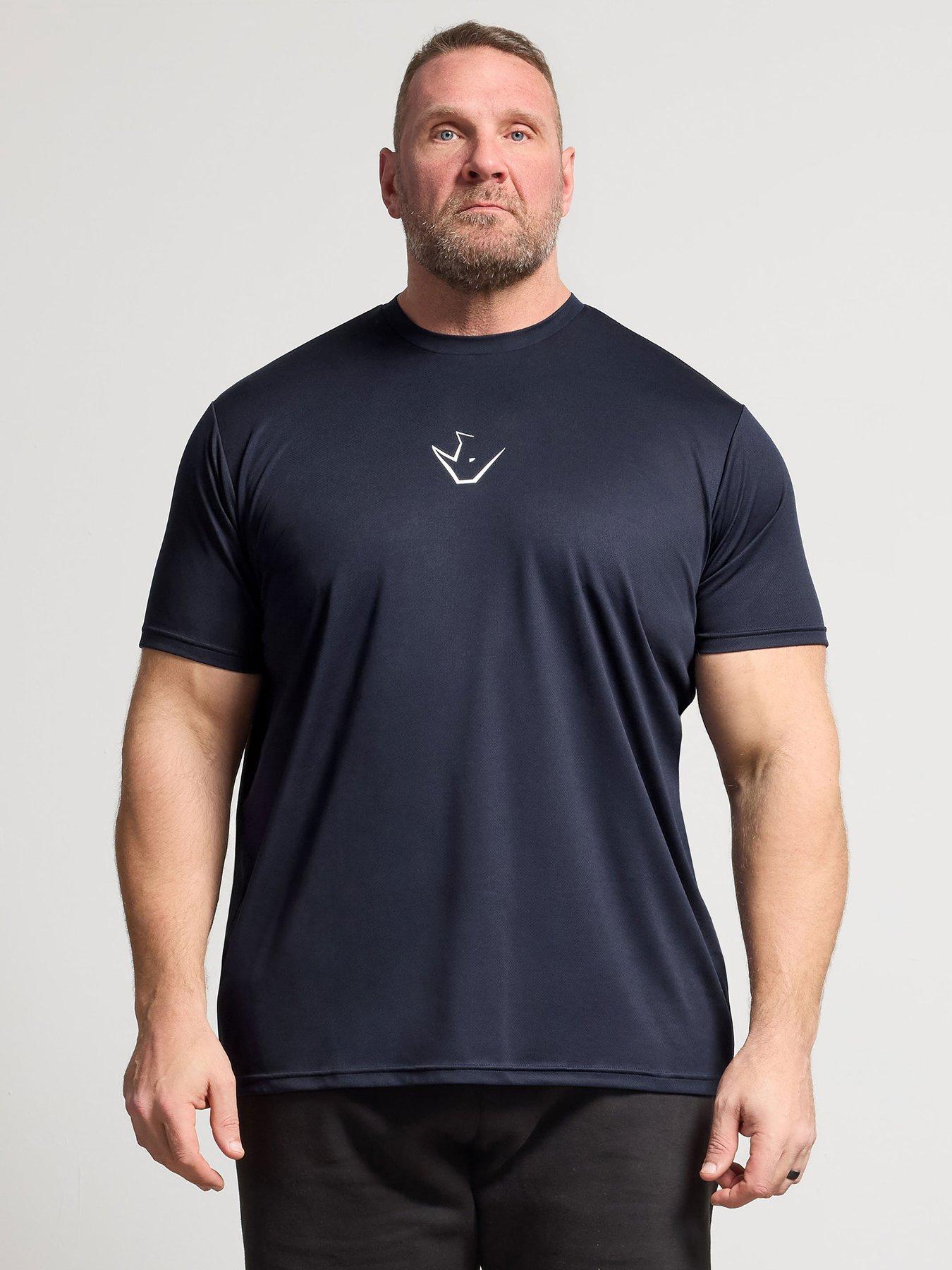 Image 1 of 5 of BadRhino Ironrhino Short Sleeve Logo T-Shirt - Blue
