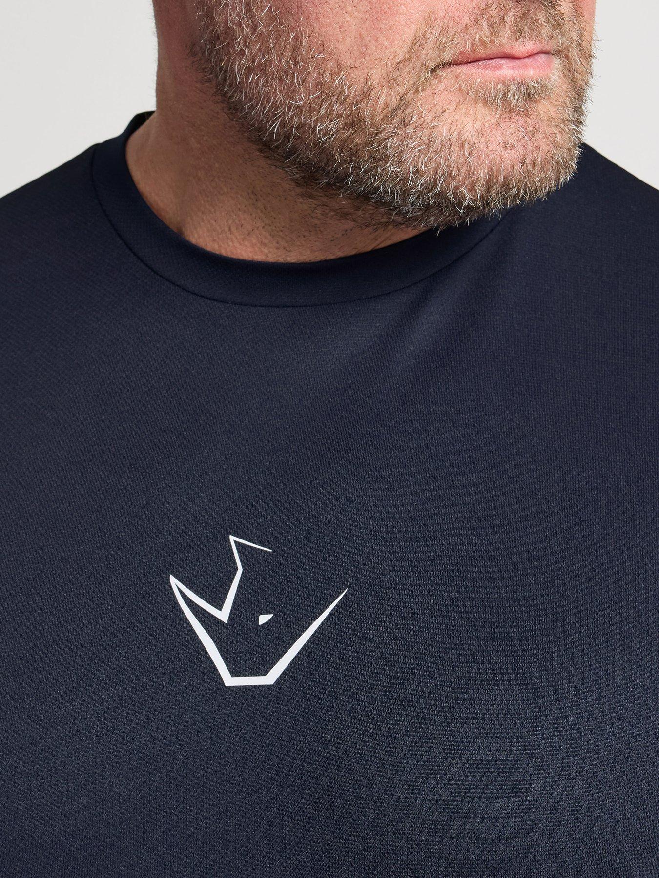 Image 4 of 5 of BadRhino Ironrhino Short Sleeve Logo T-Shirt - Blue