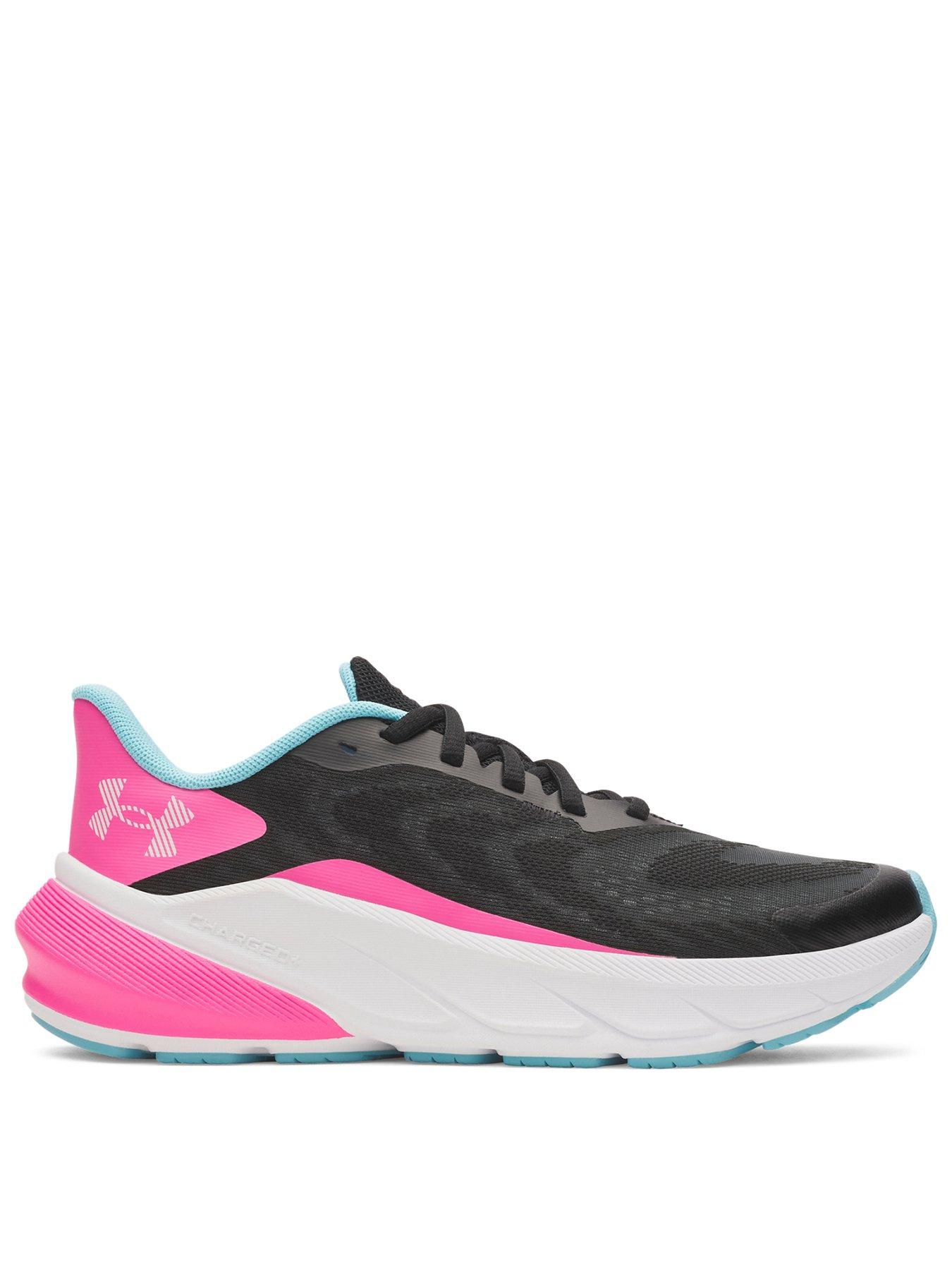 UNDER ARMOUR Junior Girls Running Turbulence Trainers - Black
