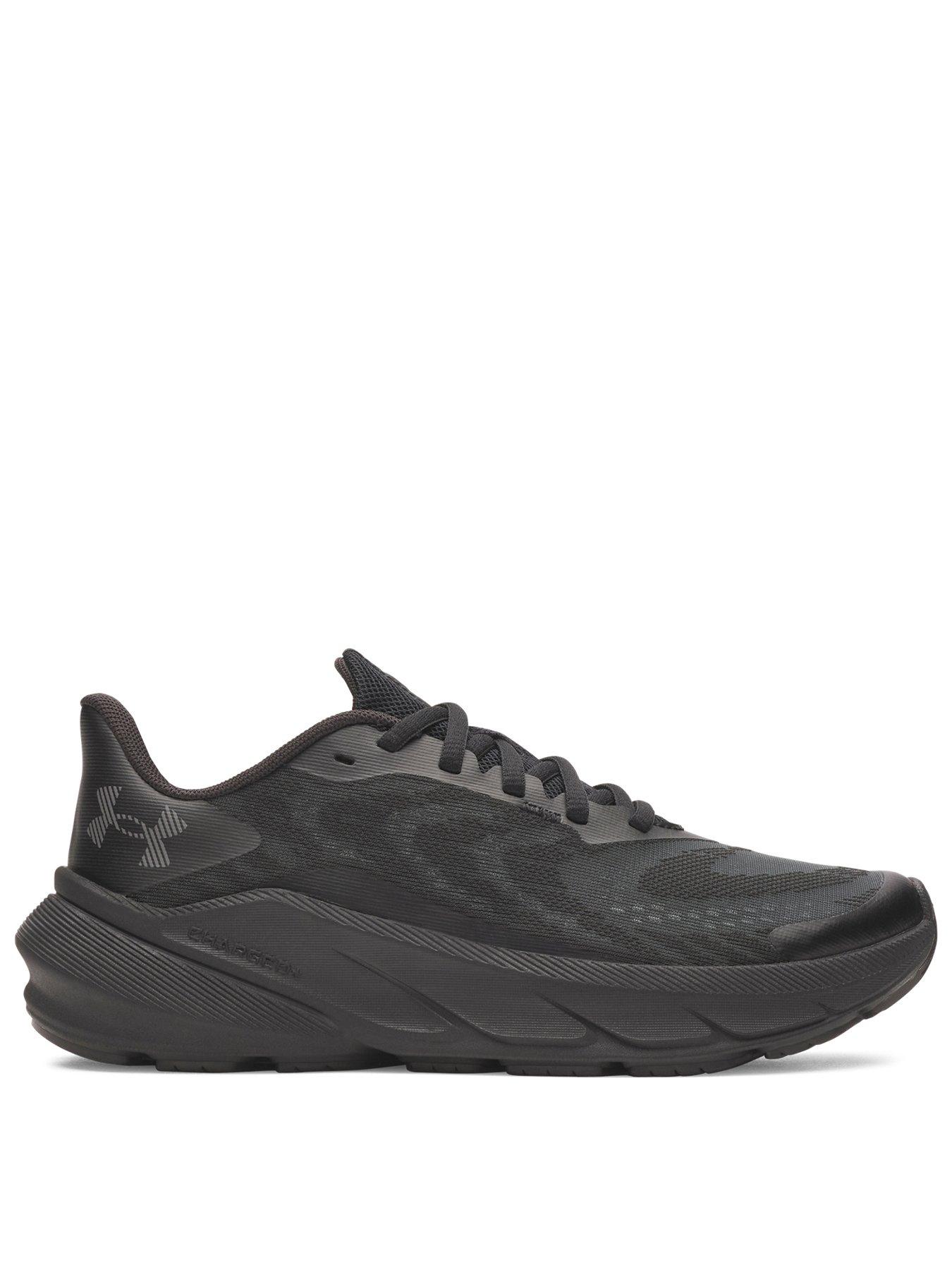 UNDER ARMOUR Junior Boys Running Turbulence Trainers - Black