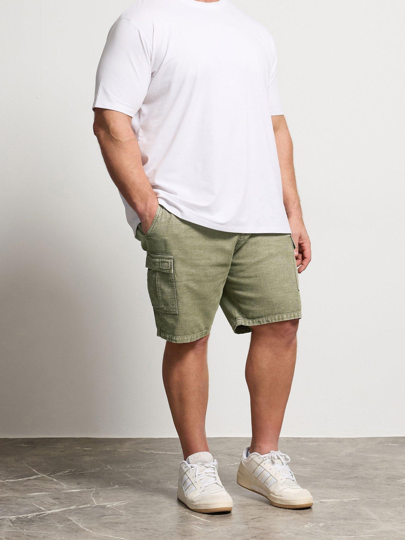 BadRhino Washed Cargo Shorts - Green