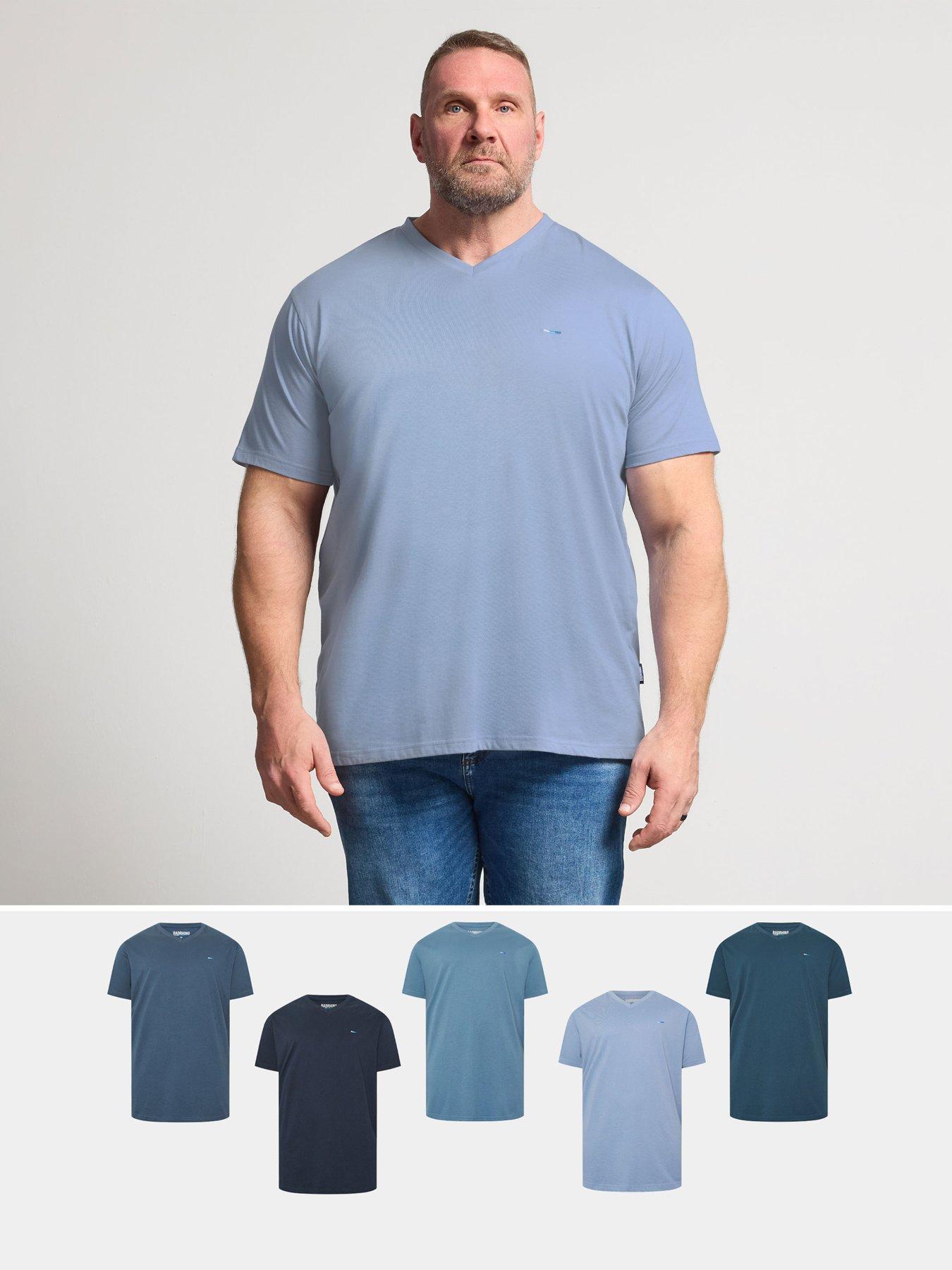 BadRhino Badrhino 5 Pack V Neck T-shirts