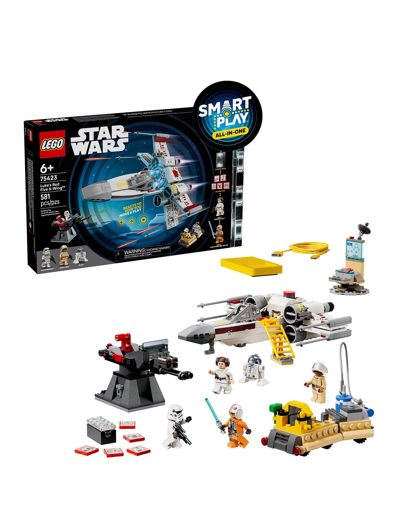Image 1 of 8 of LEGO Star Wars SMART Play: Luke&rsquo;s Red Five X-Wing 75423