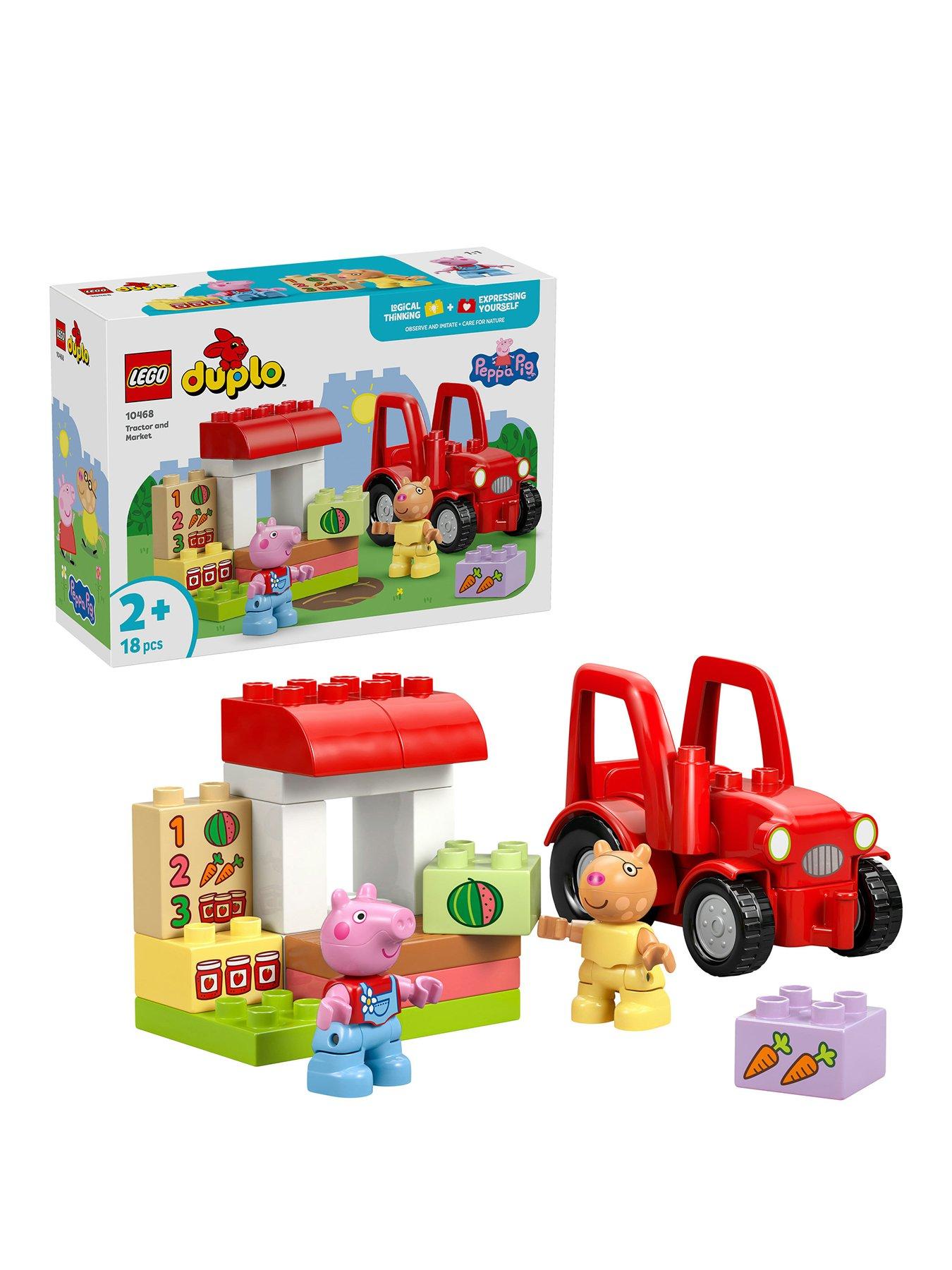 Image 1 of 7 of LEGO Duplo Peppa Pig Tractor and Market Toy 10468