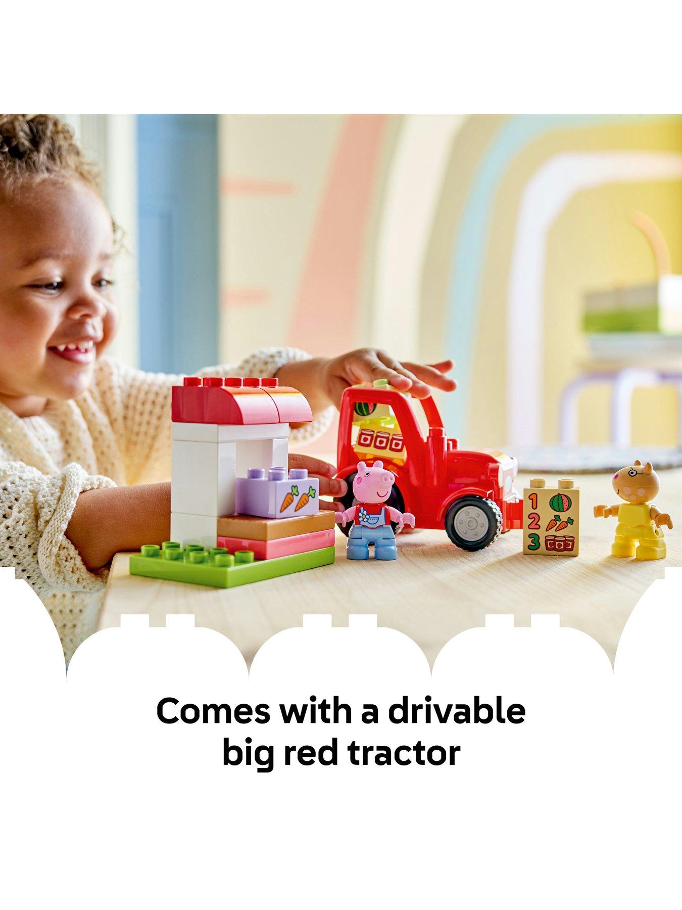 Image 5 of 7 of LEGO Duplo Peppa Pig Tractor and Market Toy 10468