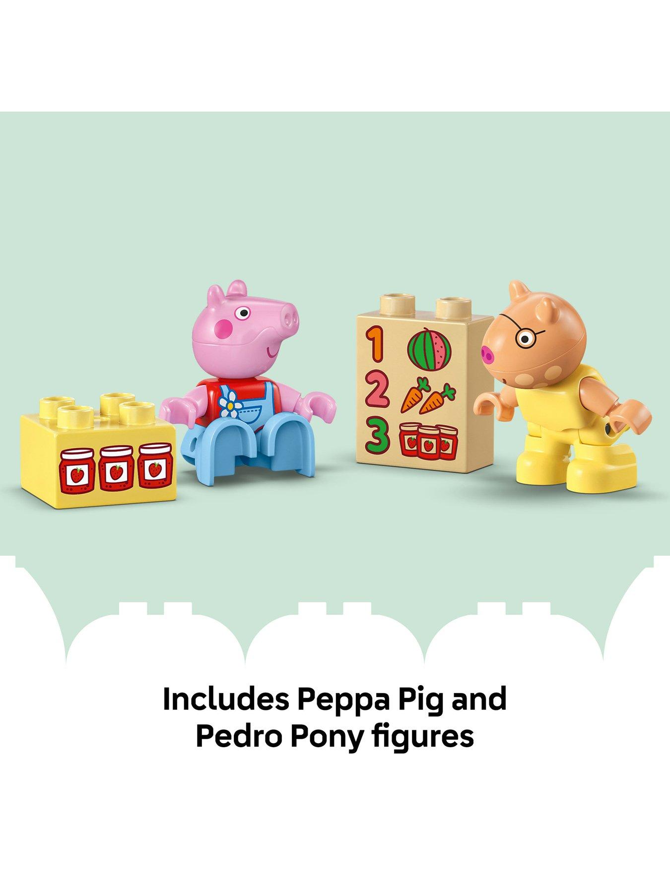 Image 6 of 7 of LEGO Duplo Peppa Pig Tractor and Market Toy 10468