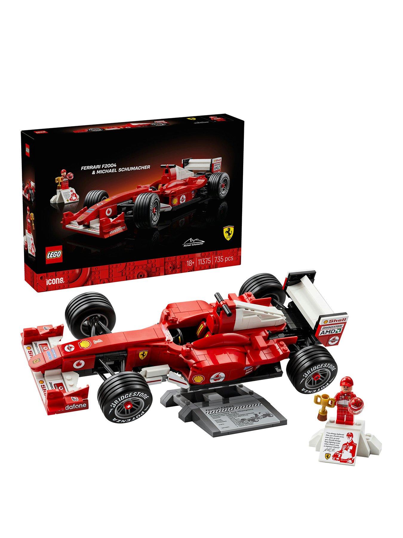 LEGO Icons Ferrari F2004  &  Michael Schumacher Model Car 11375