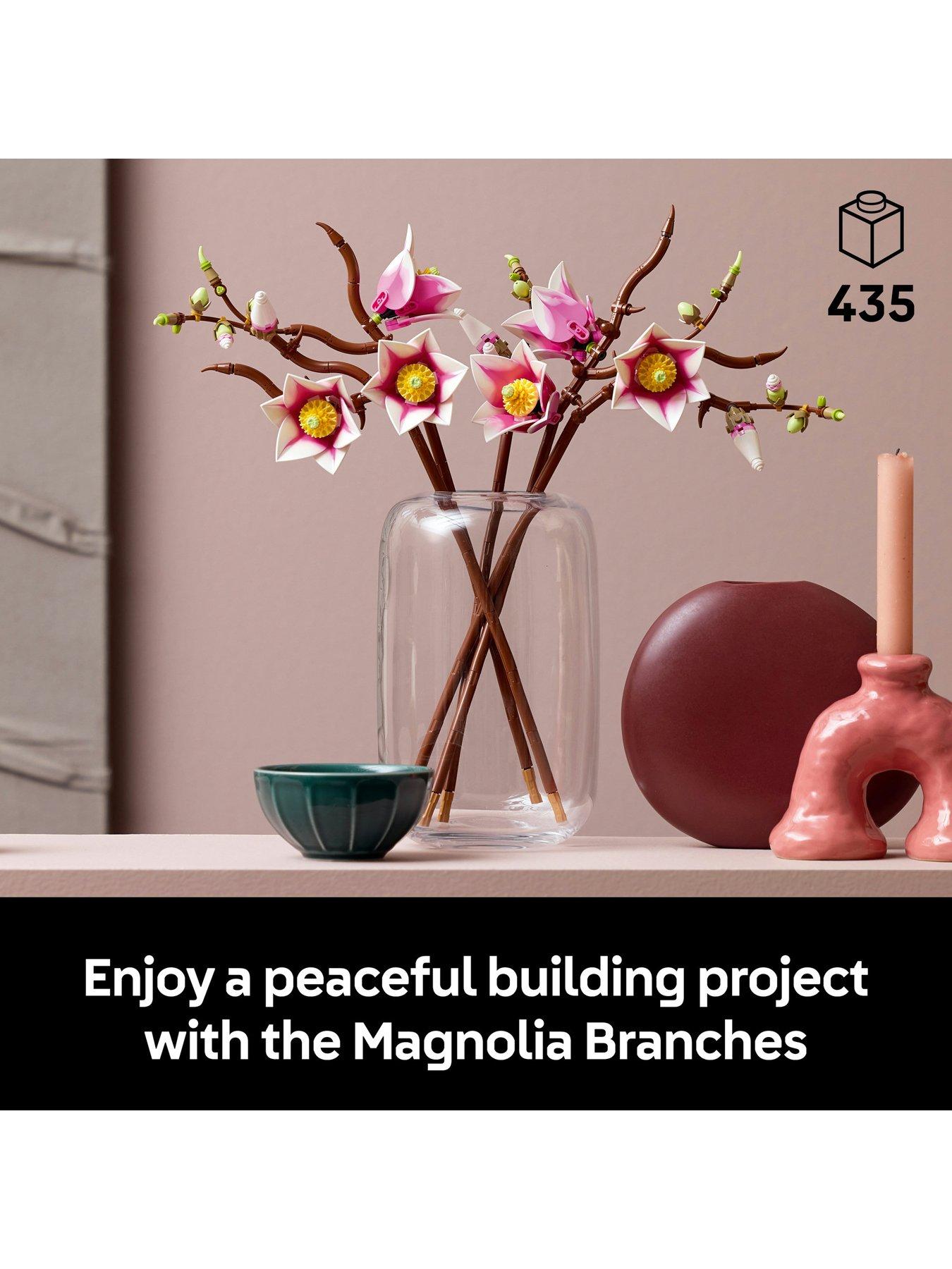 Image 2 of 8 of LEGO Botanical Magnolia Branches Flower Decor 11510