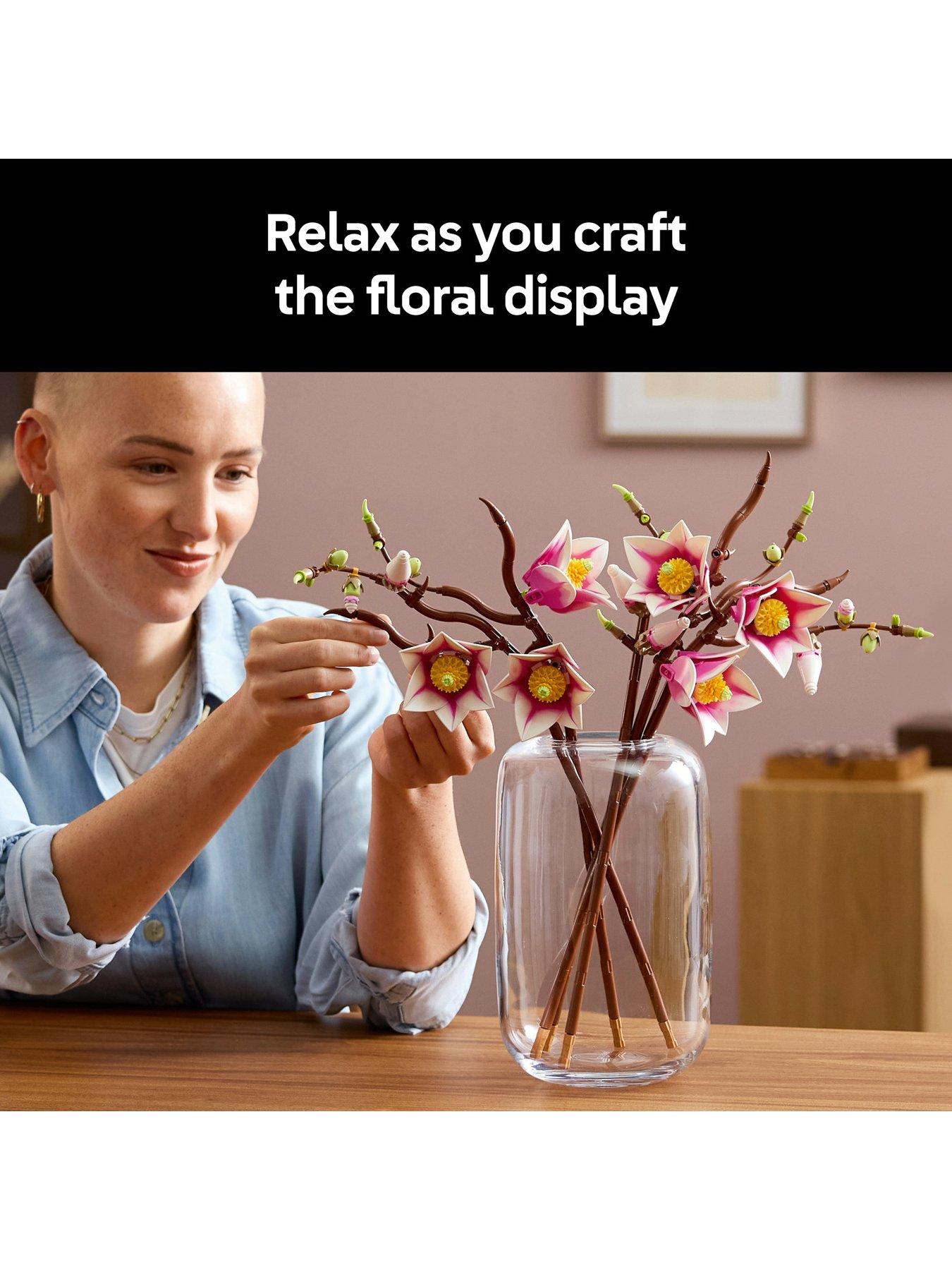 Image 3 of 8 of LEGO Botanical Magnolia Branches Flower Decor 11510