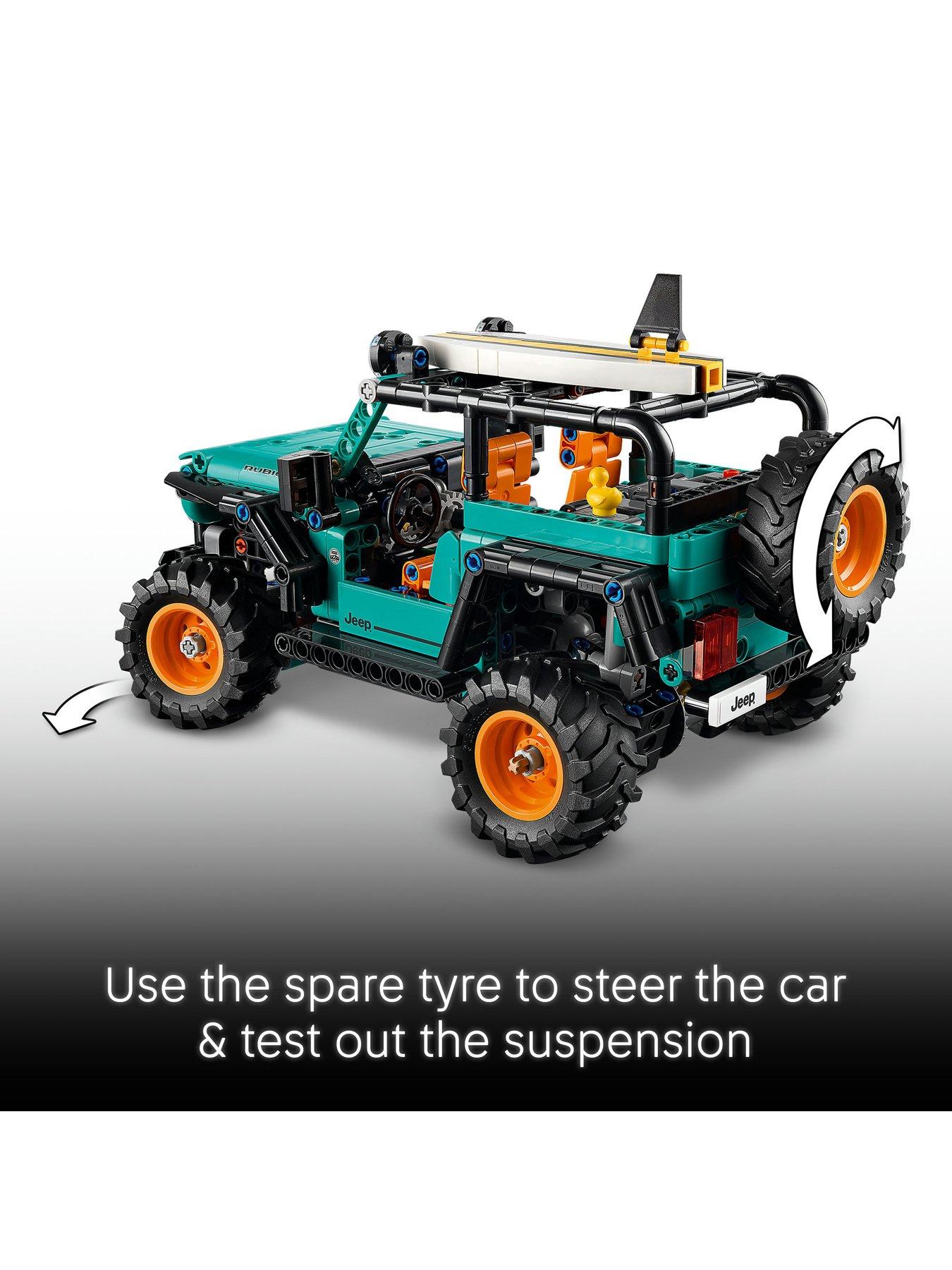 Image 3 of 8 of LEGO Technic Jeep Wrangler Rubicon SUV Car Toy 42227