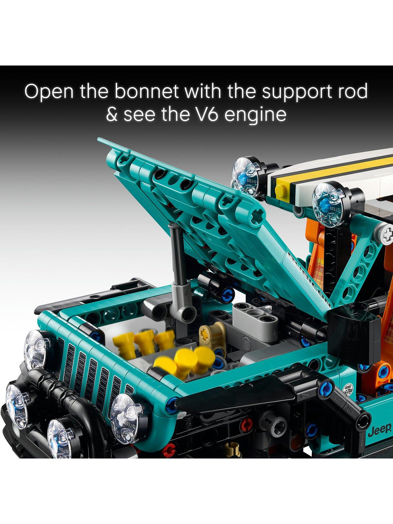 Image 4 of 8 of LEGO Technic Jeep Wrangler Rubicon SUV Car Toy 42227