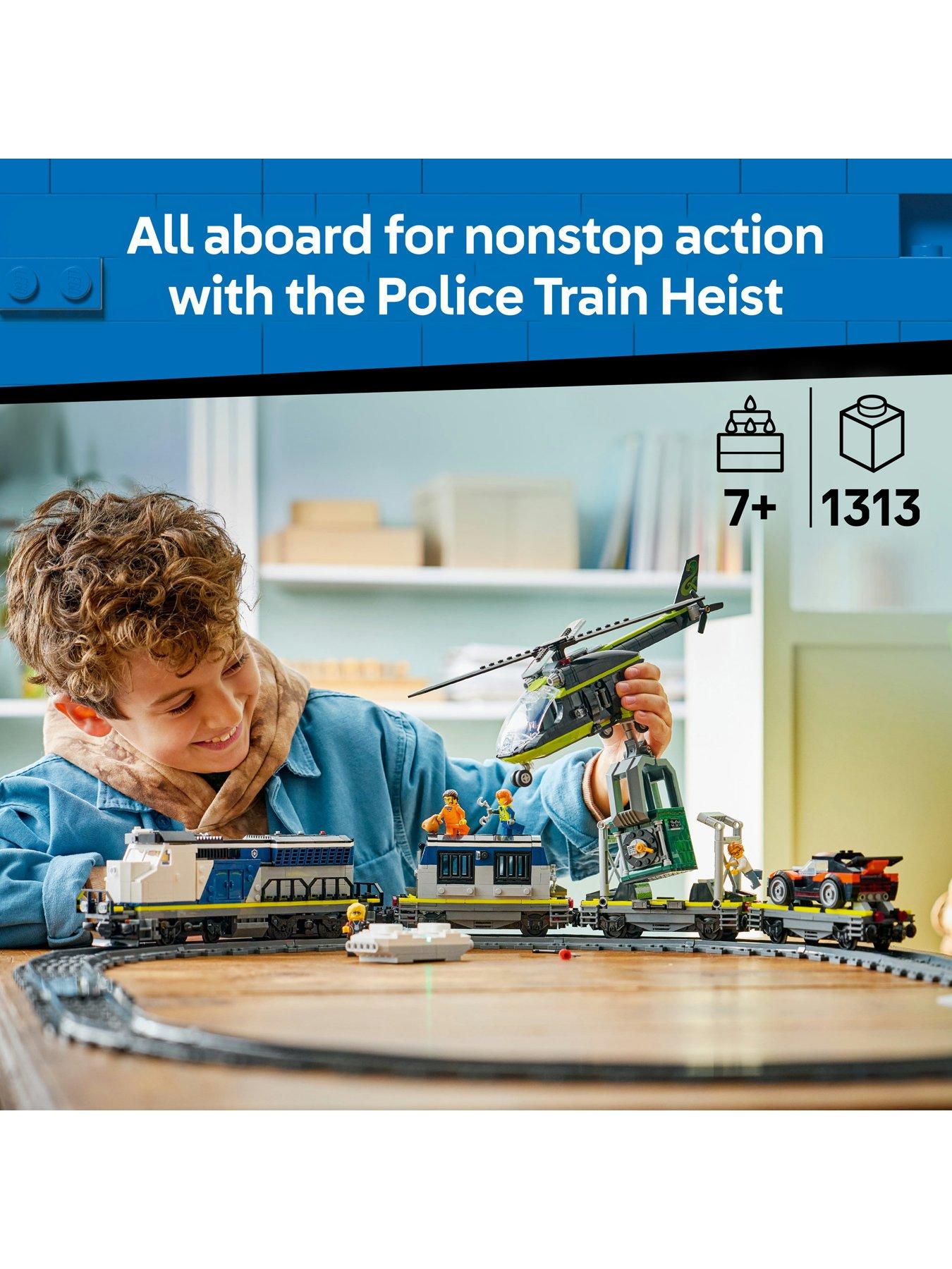 Image 2 of 8 of LEGO City City Police Train Heist - Toy Train Set 60508