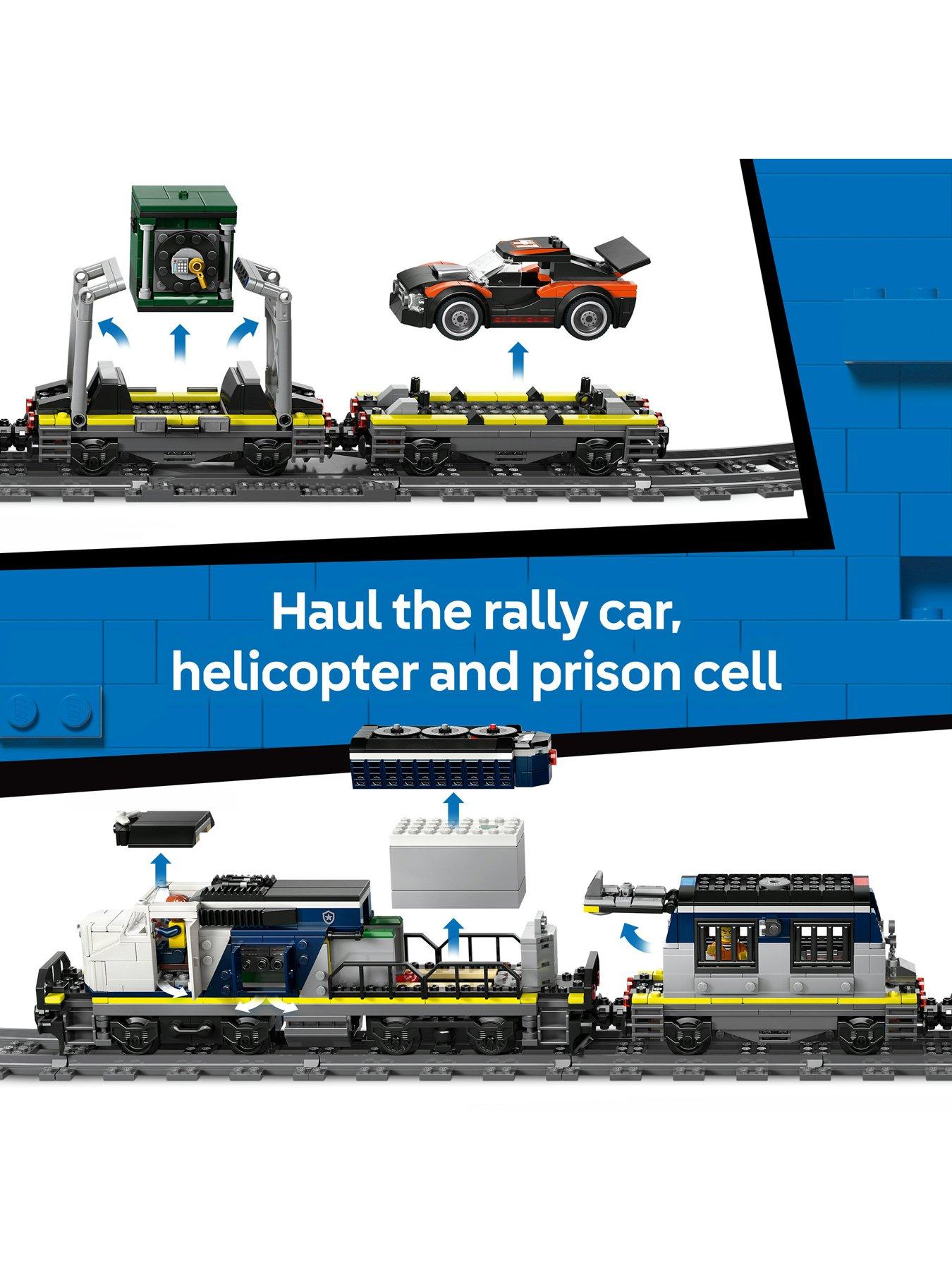 Image 4 of 8 of LEGO City City Police Train Heist - Toy Train Set 60508