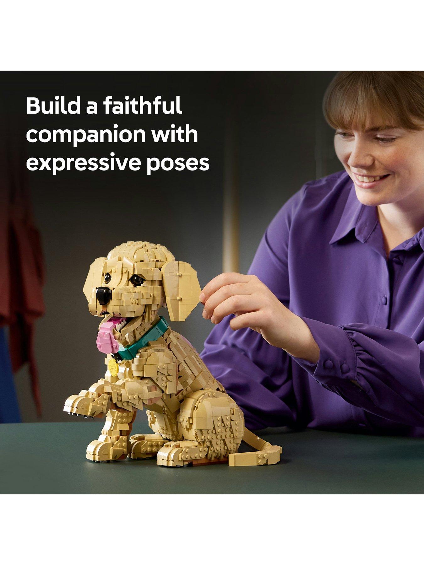 Image 3 of 8 of LEGO Icons Golden Retriever Puppy Figure 11384