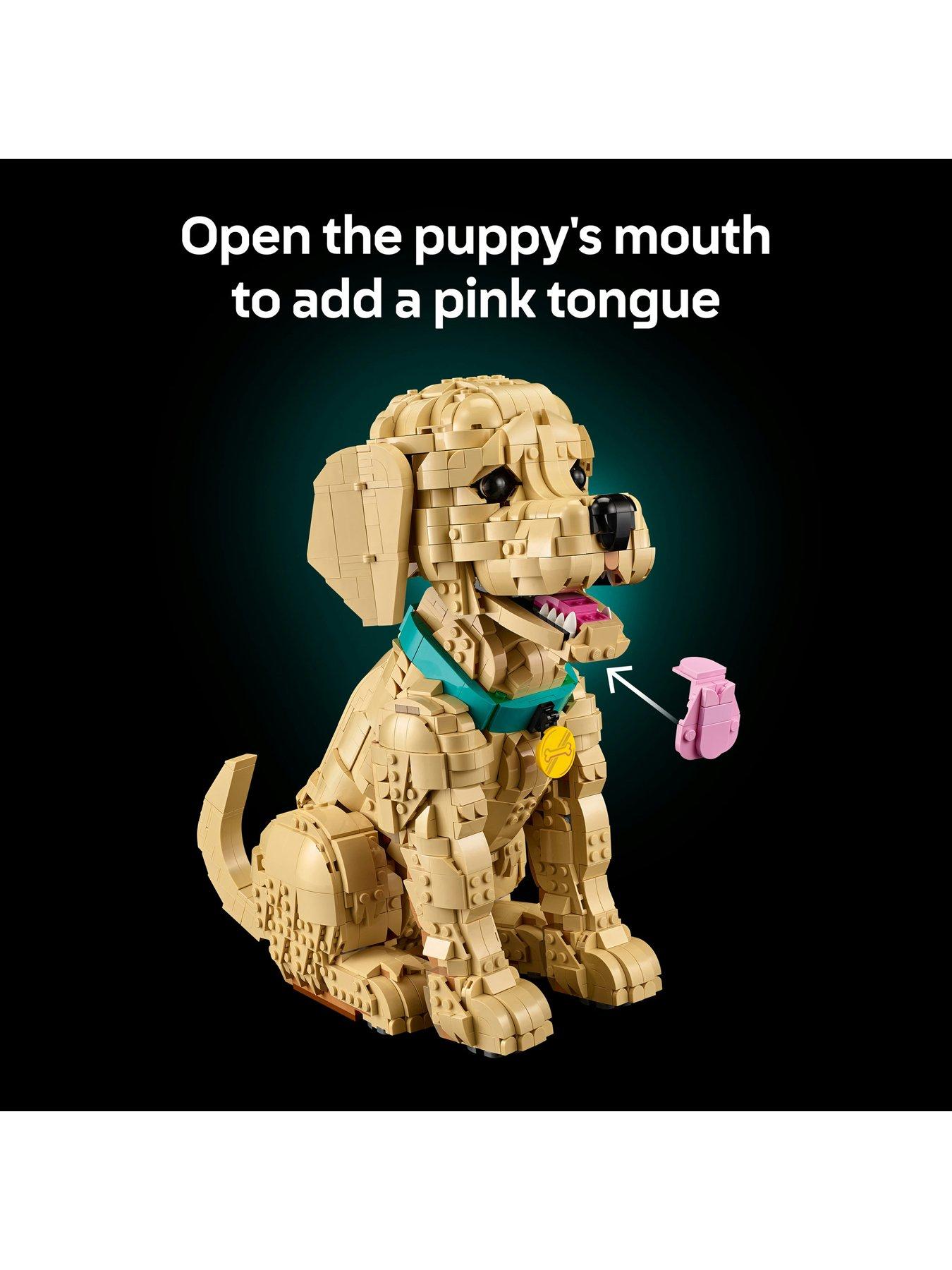 Image 5 of 8 of LEGO Icons Golden Retriever Puppy Figure 11384