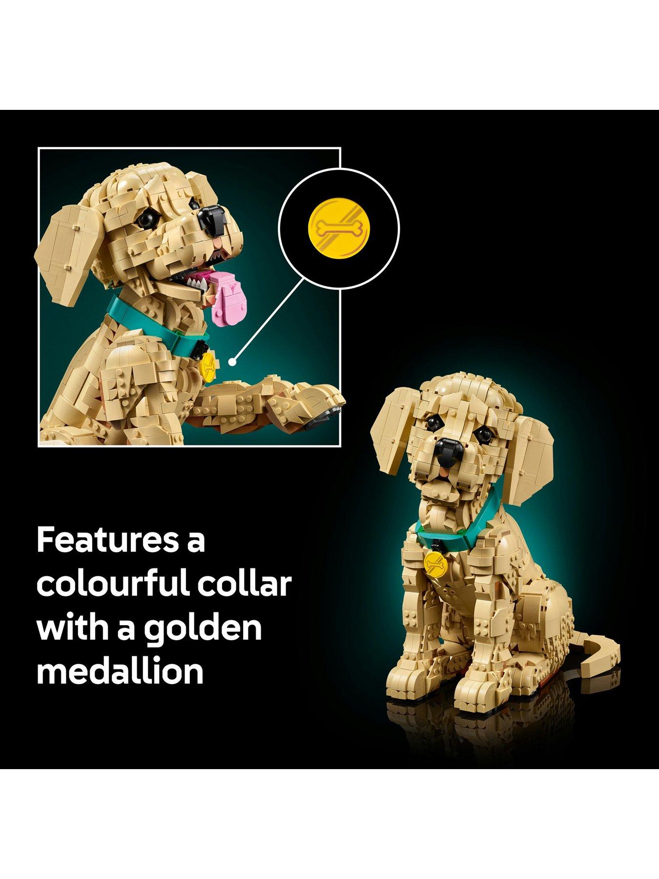 Image 6 of 8 of LEGO Icons Golden Retriever Puppy Figure 11384