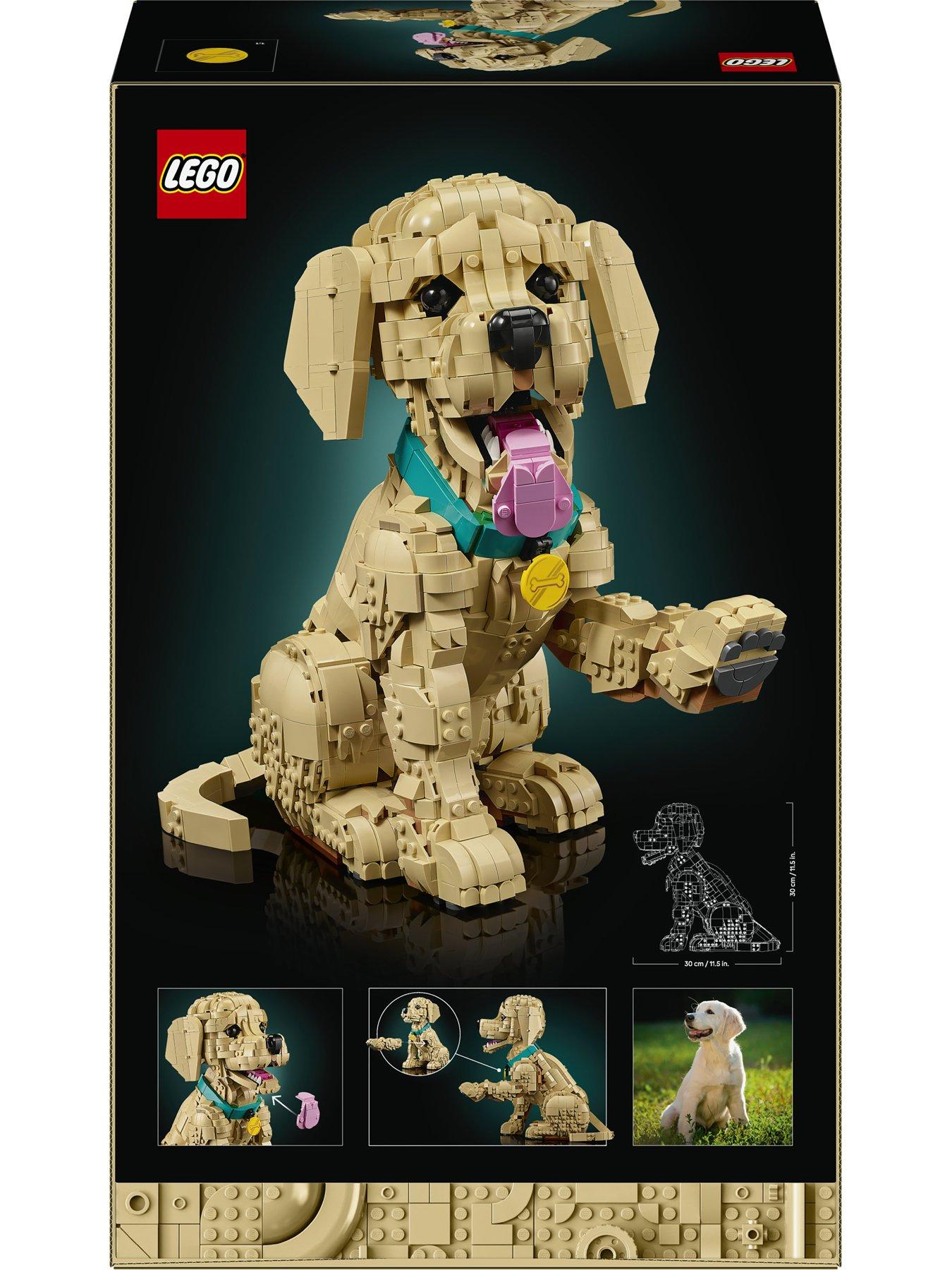 Image 7 of 8 of LEGO Icons Golden Retriever Puppy Figure 11384