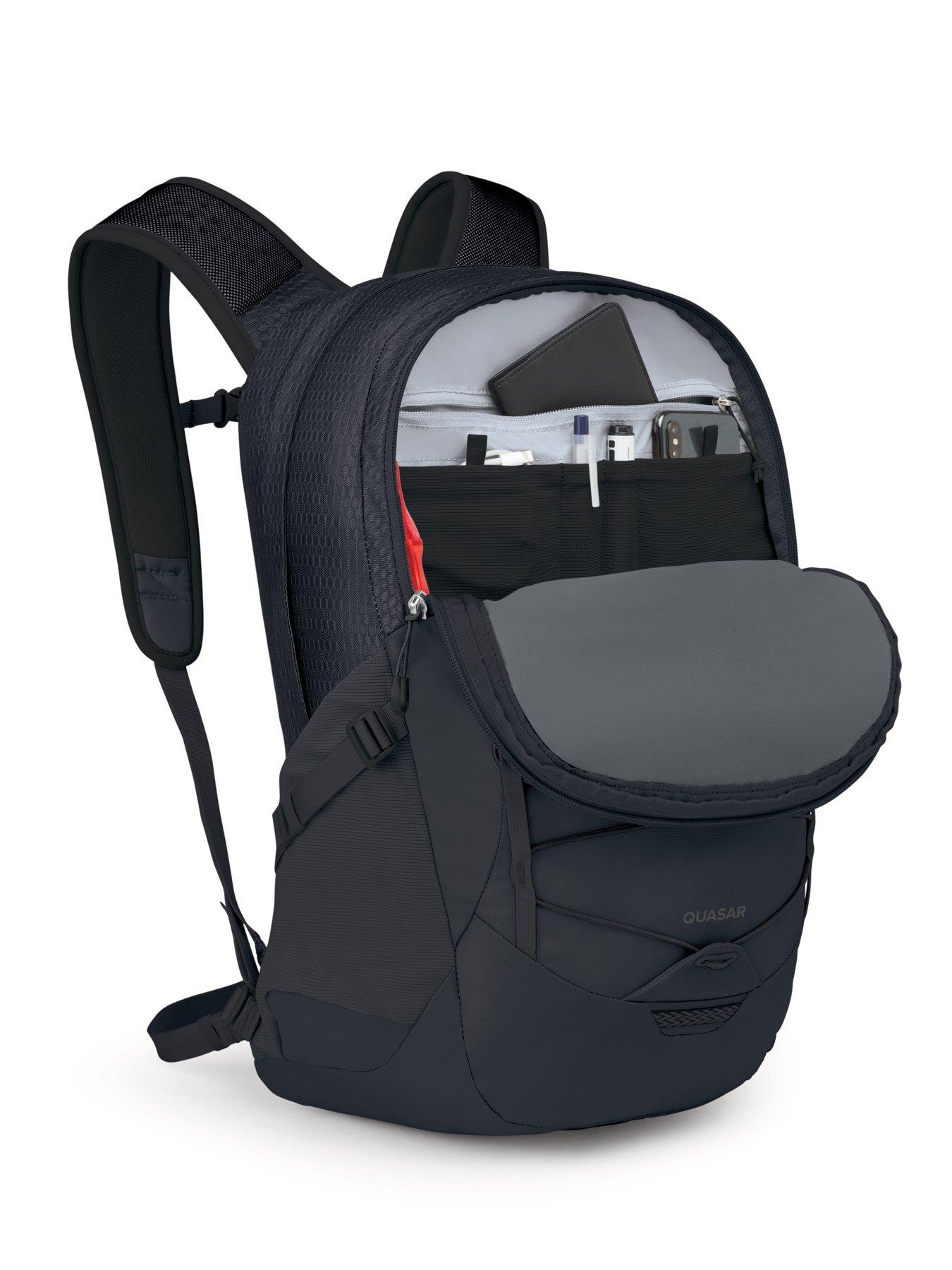 Image 3 of 4 of Osprey Quasar Black Backpack