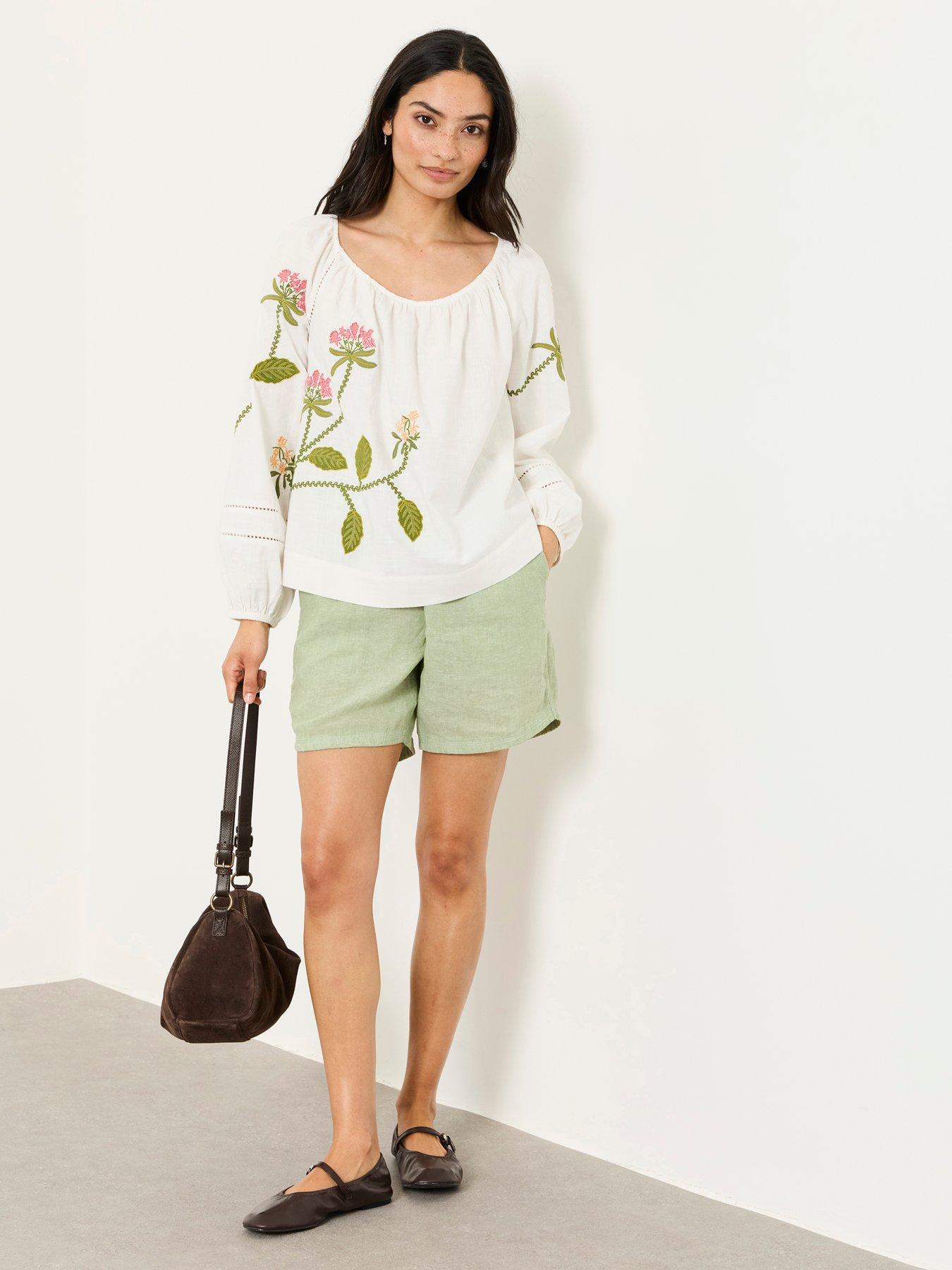  image of fatface-dawn-embroidered-blo-ivory