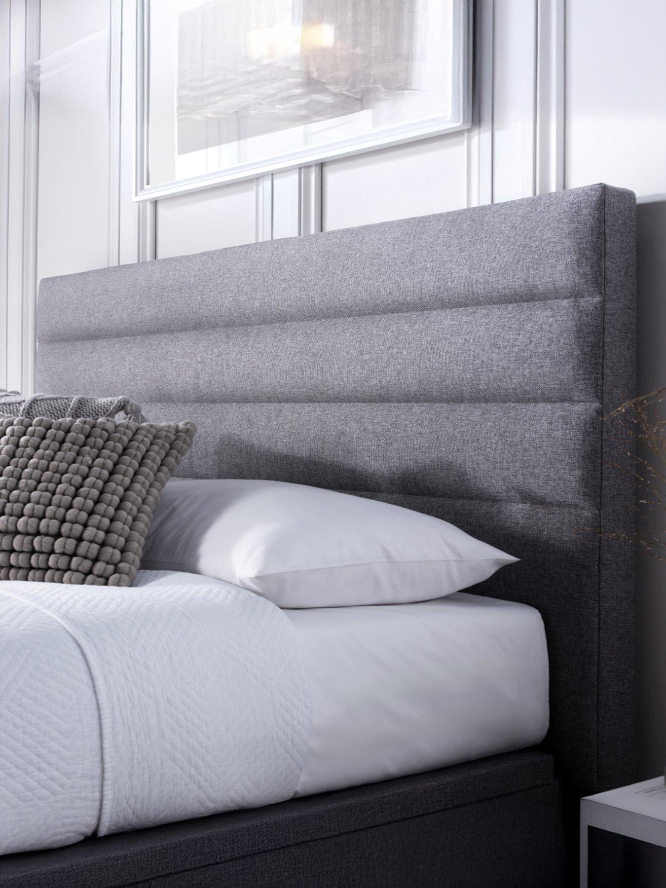 Image 3 of 5 of The Very Collection Liza End Lift Up Storage Ottoman With Airsprung Mattress Options (Buy &amp; SAVE!) - Grey