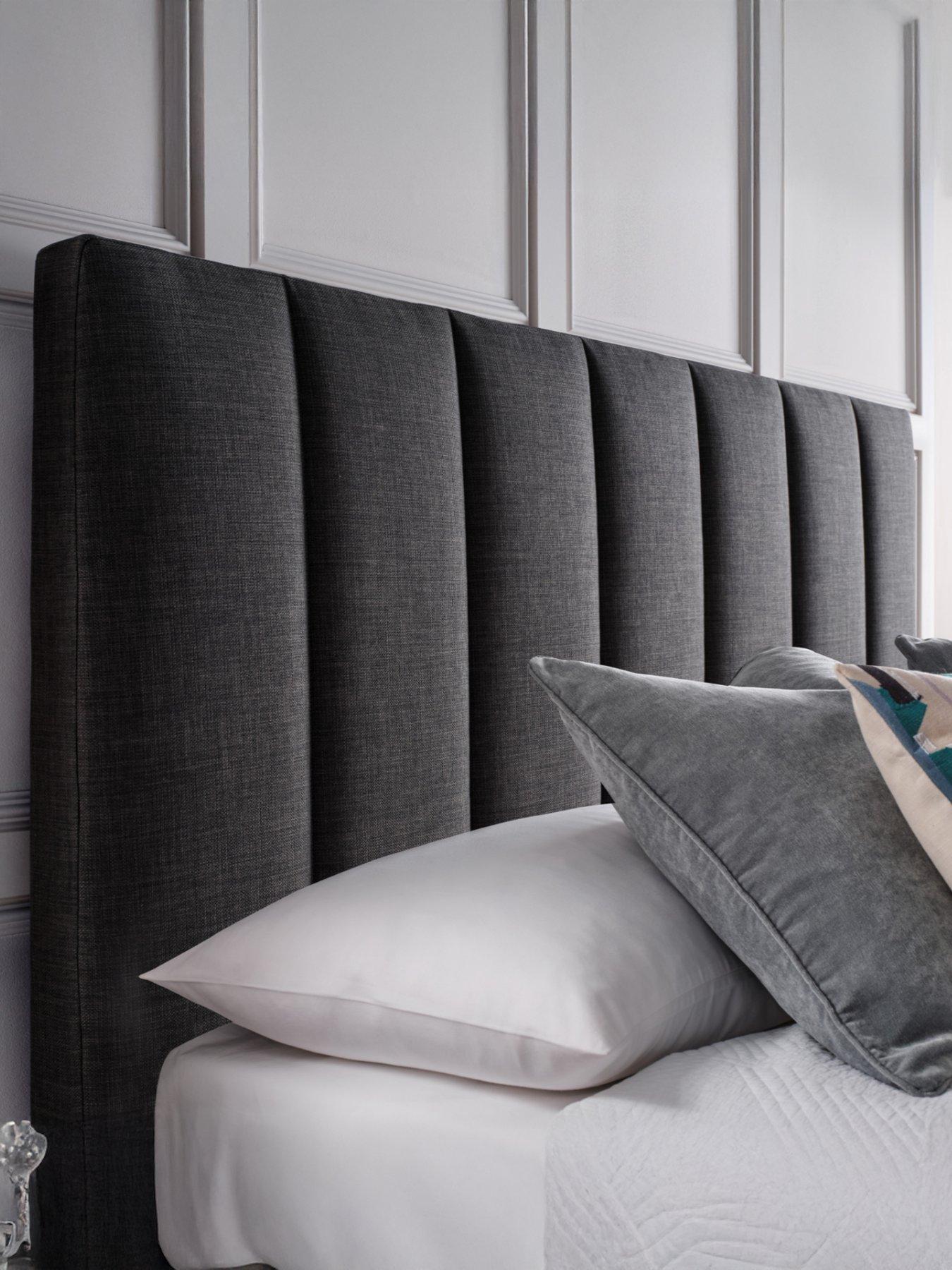  image of the-very-collection-wendel-end-lift-up-storage-ottoman-with-airsprung-mattress-options-buy-amp-save-slate