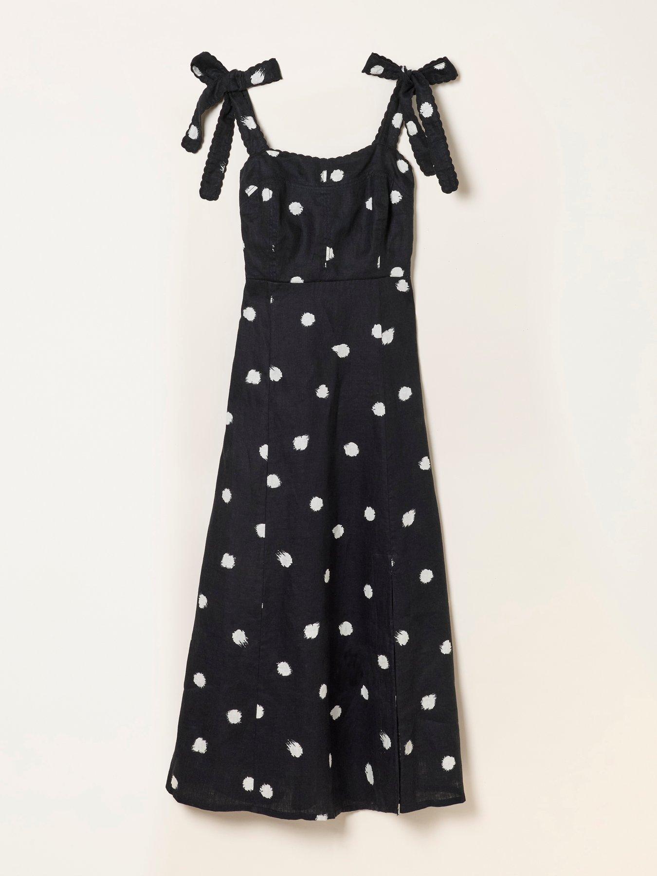 Image 7 of 7 of FatFace Delphine Linen Spot - Black