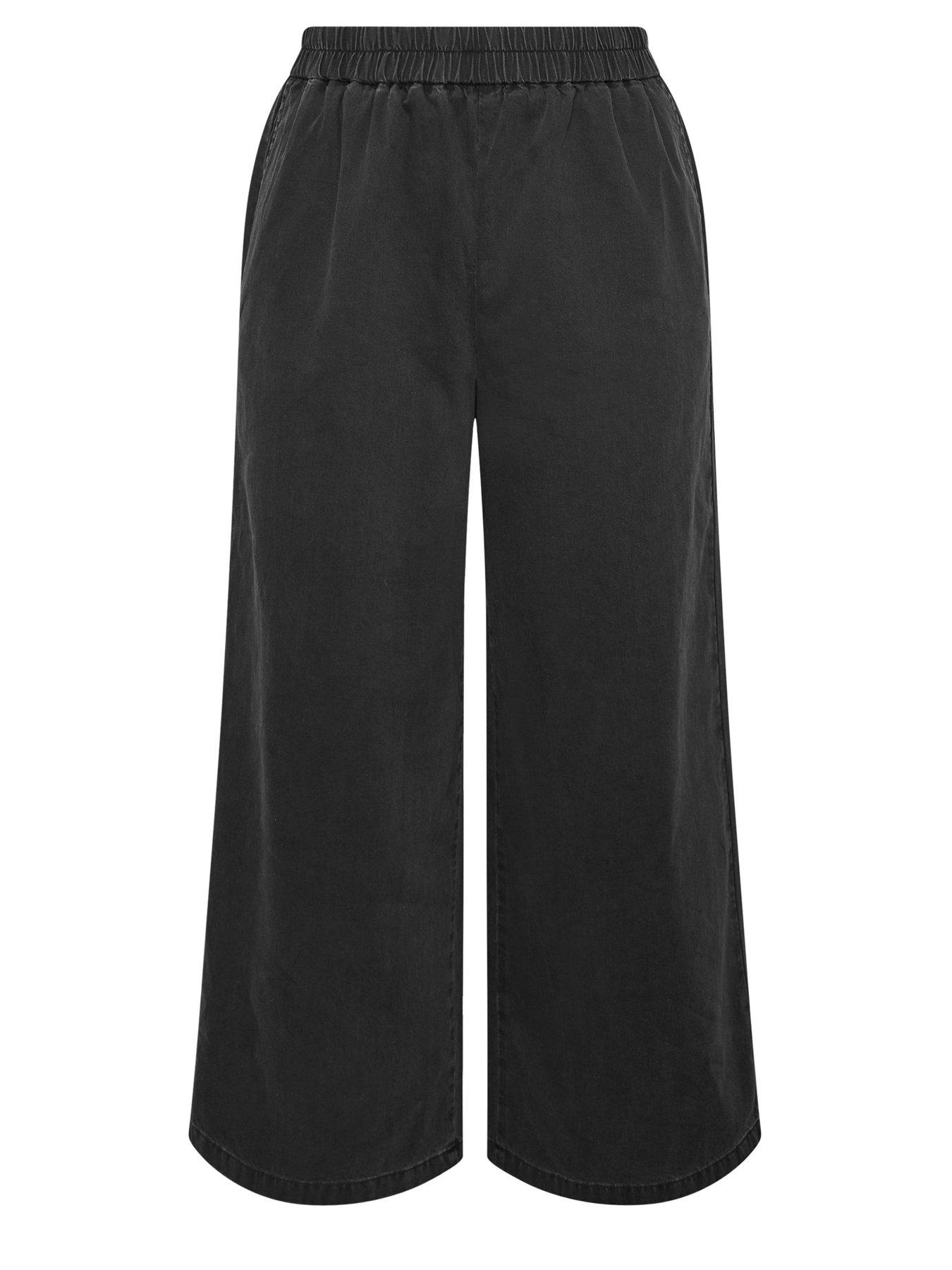 Image 5 of 5 of Yours Curve Pull On Wide Leg Jean