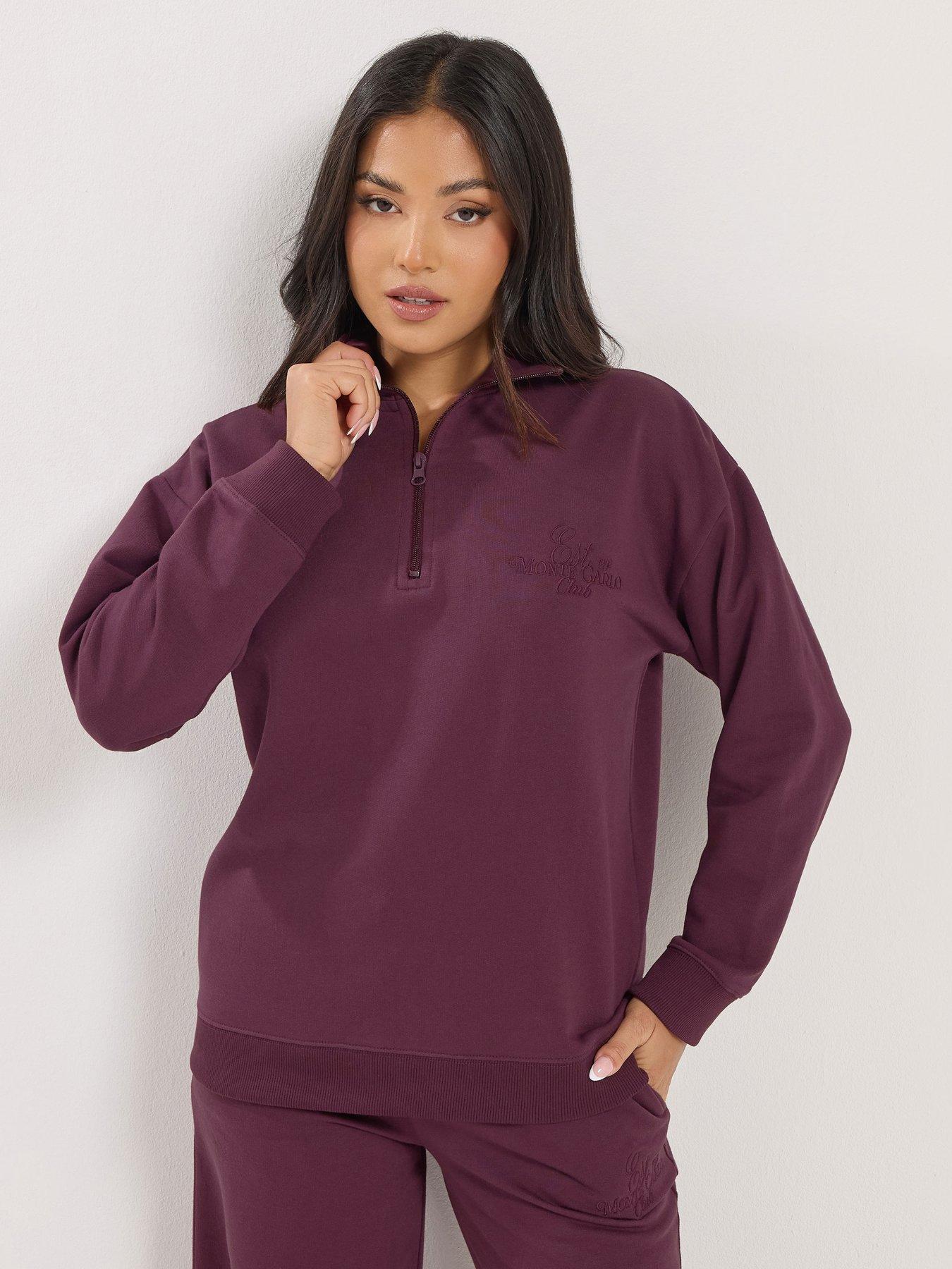 Image 1 of 6 of PixieGirl Petite 'Monte Carlo' Zip Sweatshirt