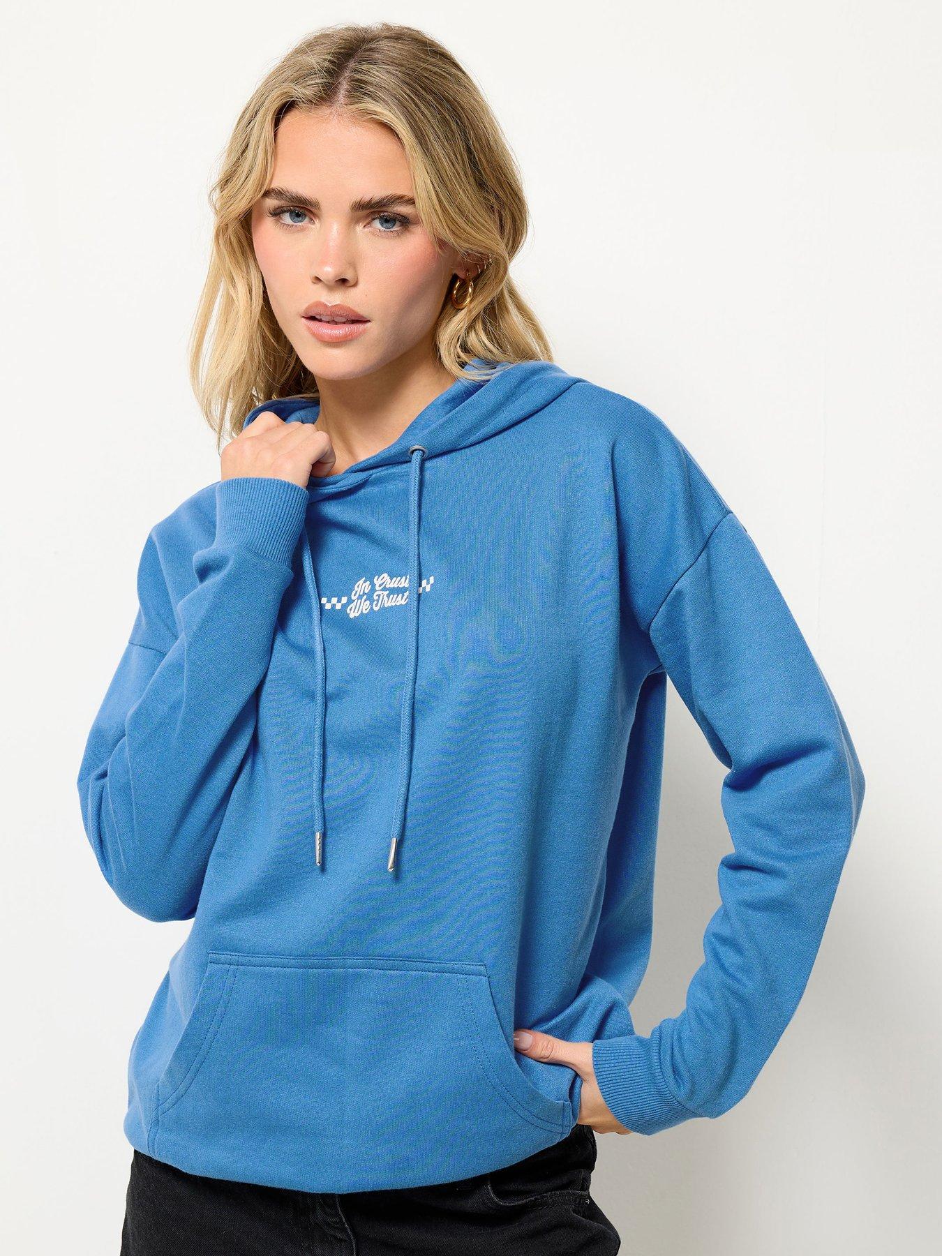 PixieGirl Petite Crust Pizza Hoodie - Blue