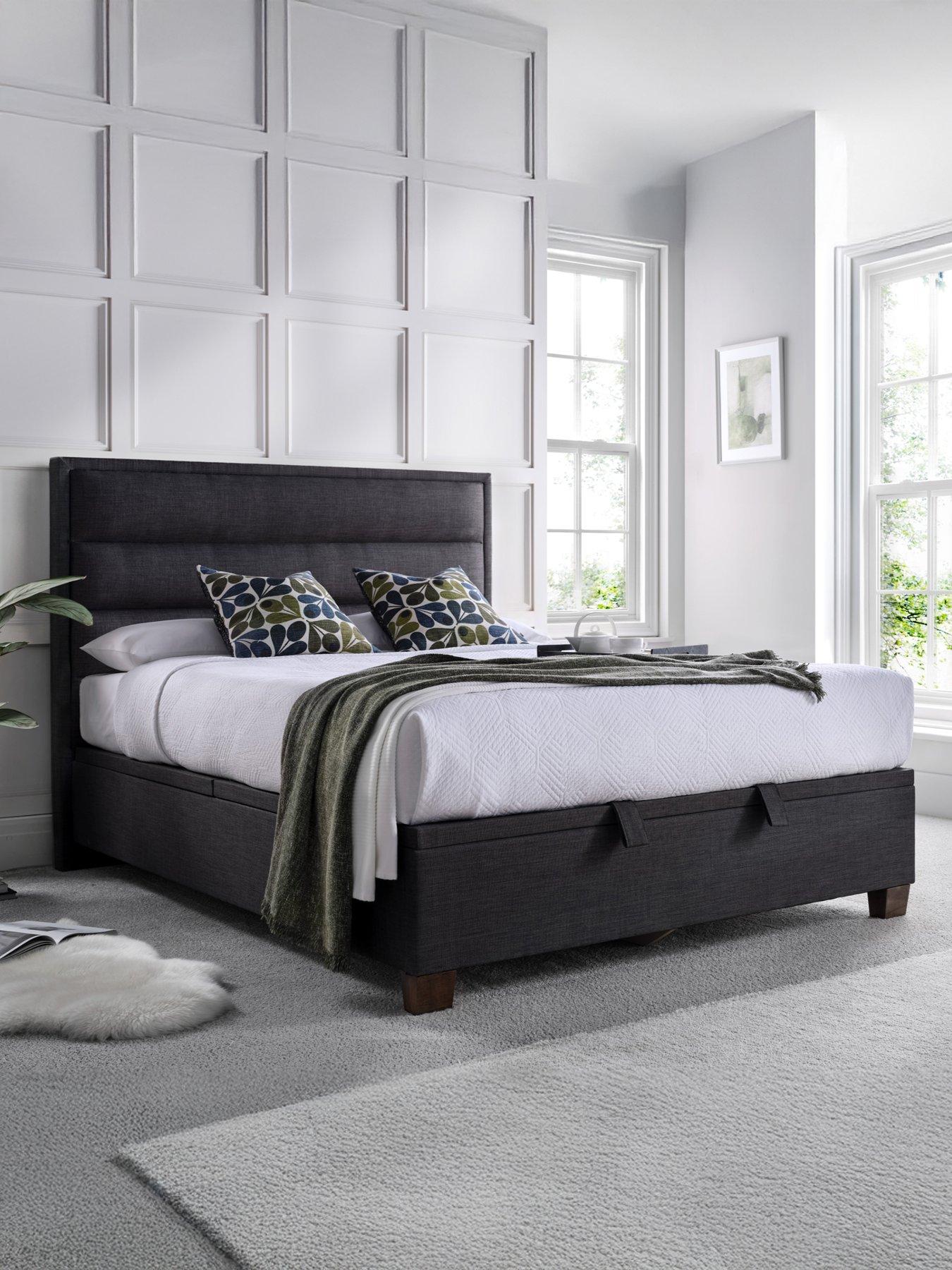 Image 1 of 5 of The Very Collection Sigrid Double With Ottoman Storage