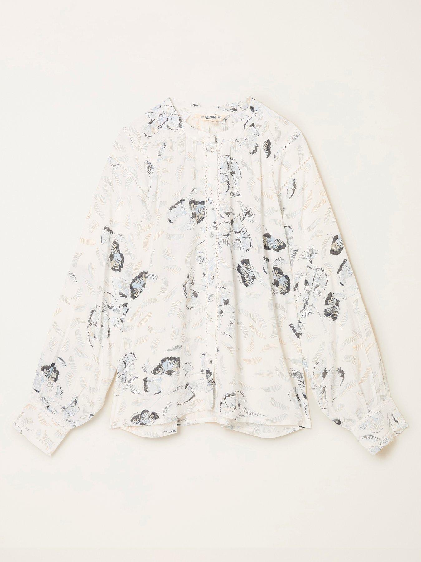 Image 5 of 5 of FatFace Orla Genko Blouse - Ivory