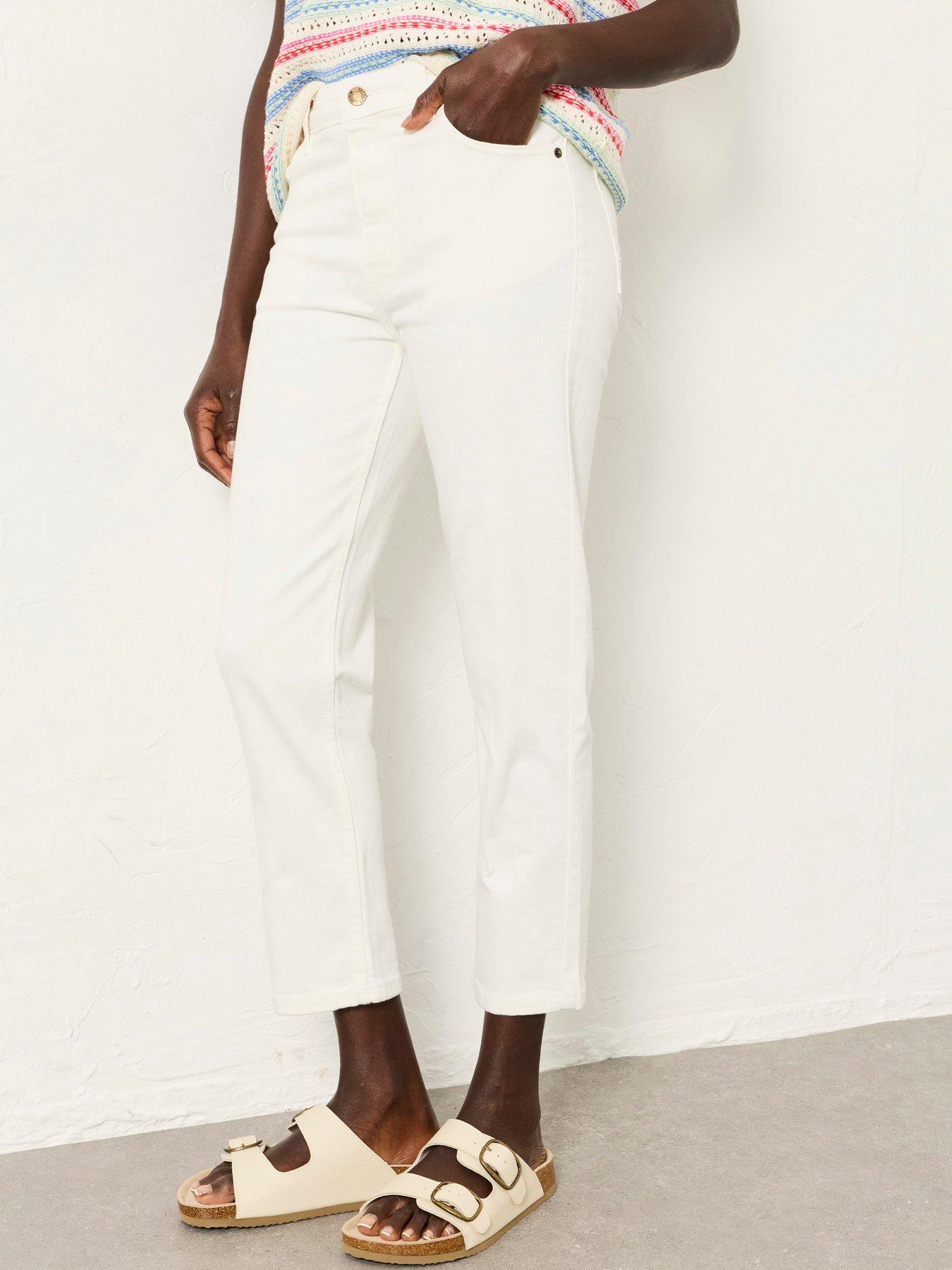  image of fatface-whitby-capri-jean-white