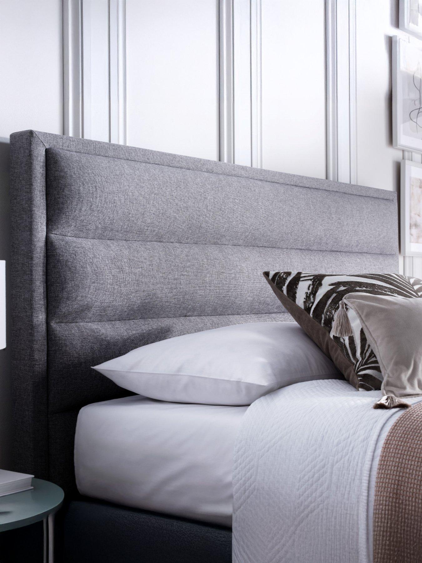Image 3 of 5 of The Very Collection Sigrid End Lift Up Storage Ottoman With Airsprung Mattress Options (Buy &amp; SAVE!) - Grey