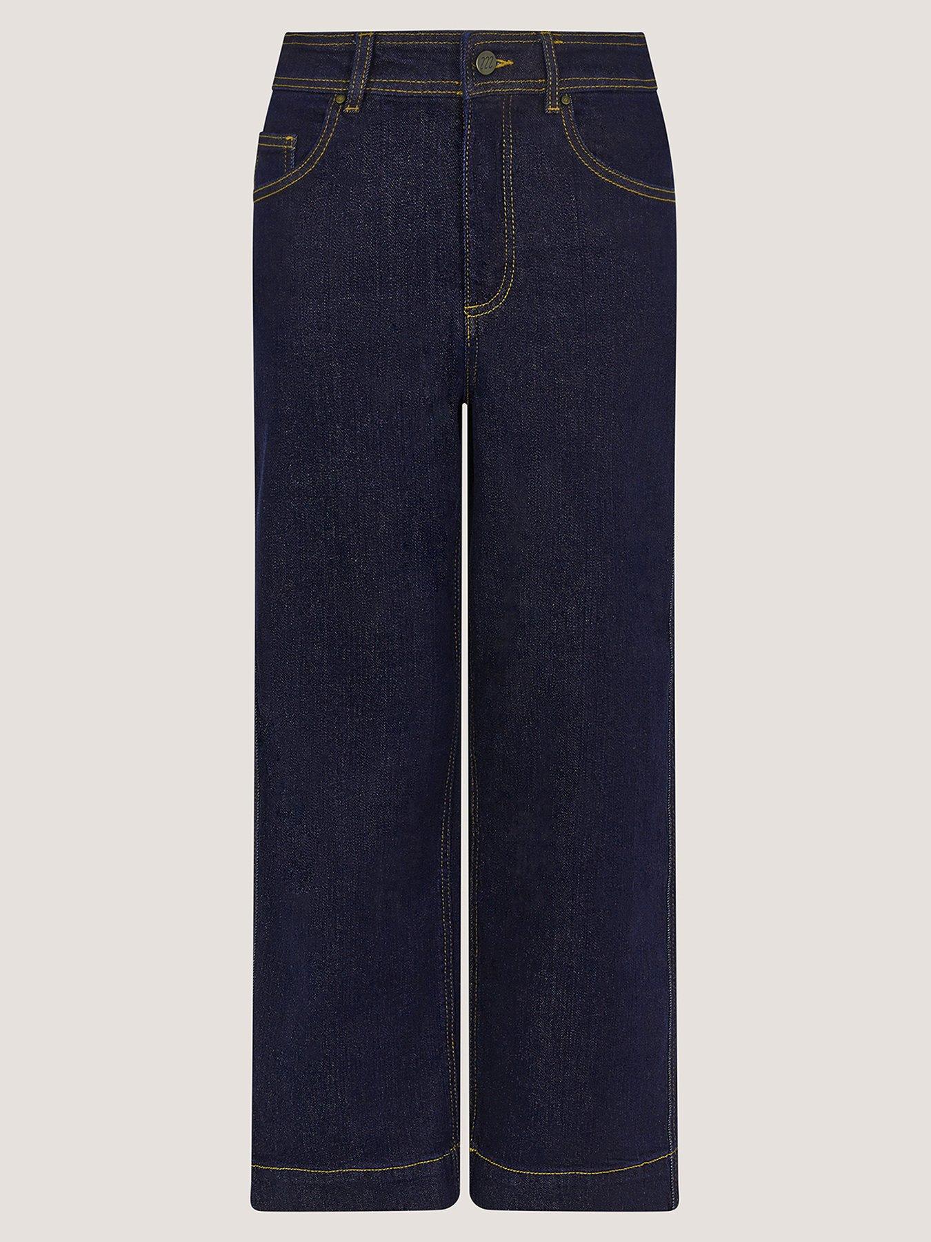  image of monsoon-hallie-crop-jeans-blue