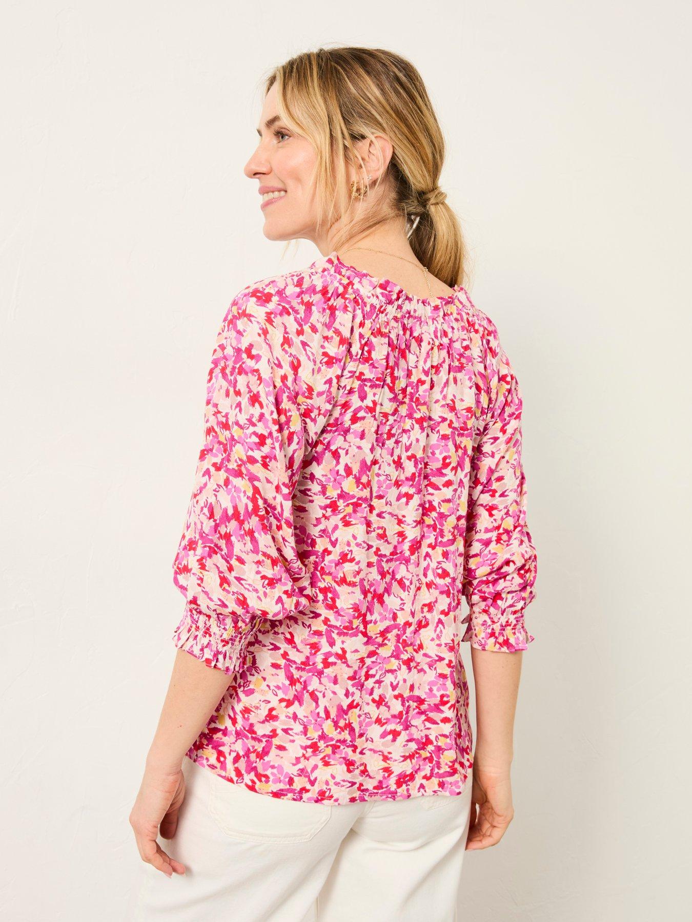 Image 2 of 5 of FatFace Kira Confetti Blouse - Multi