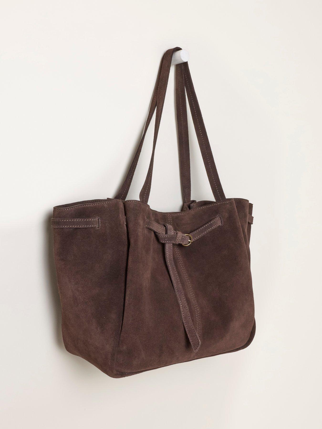  image of fatface-slouchy-tote-chocolate-brown