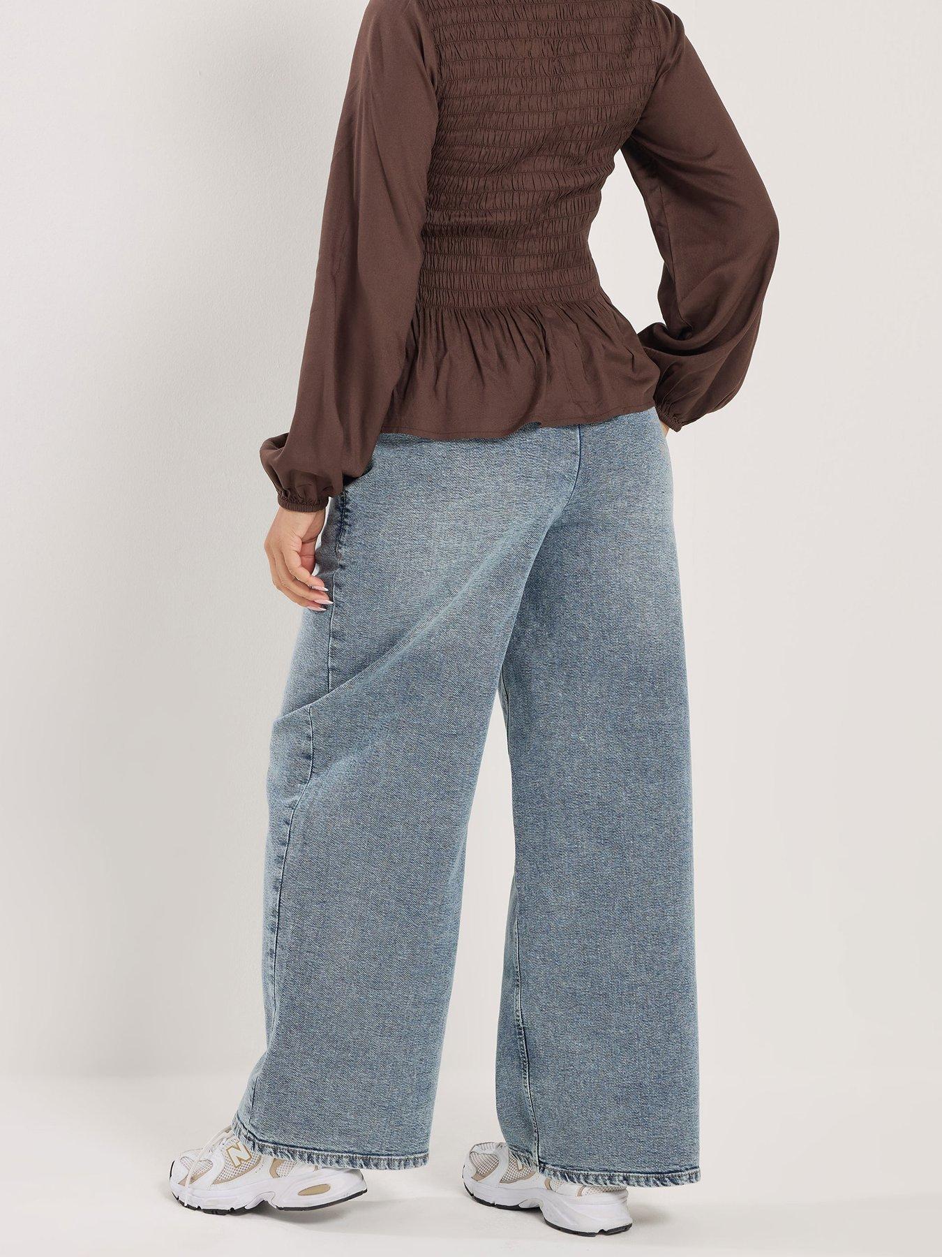  image of pixiegirl-petite-pull-on-wide-leg-jean