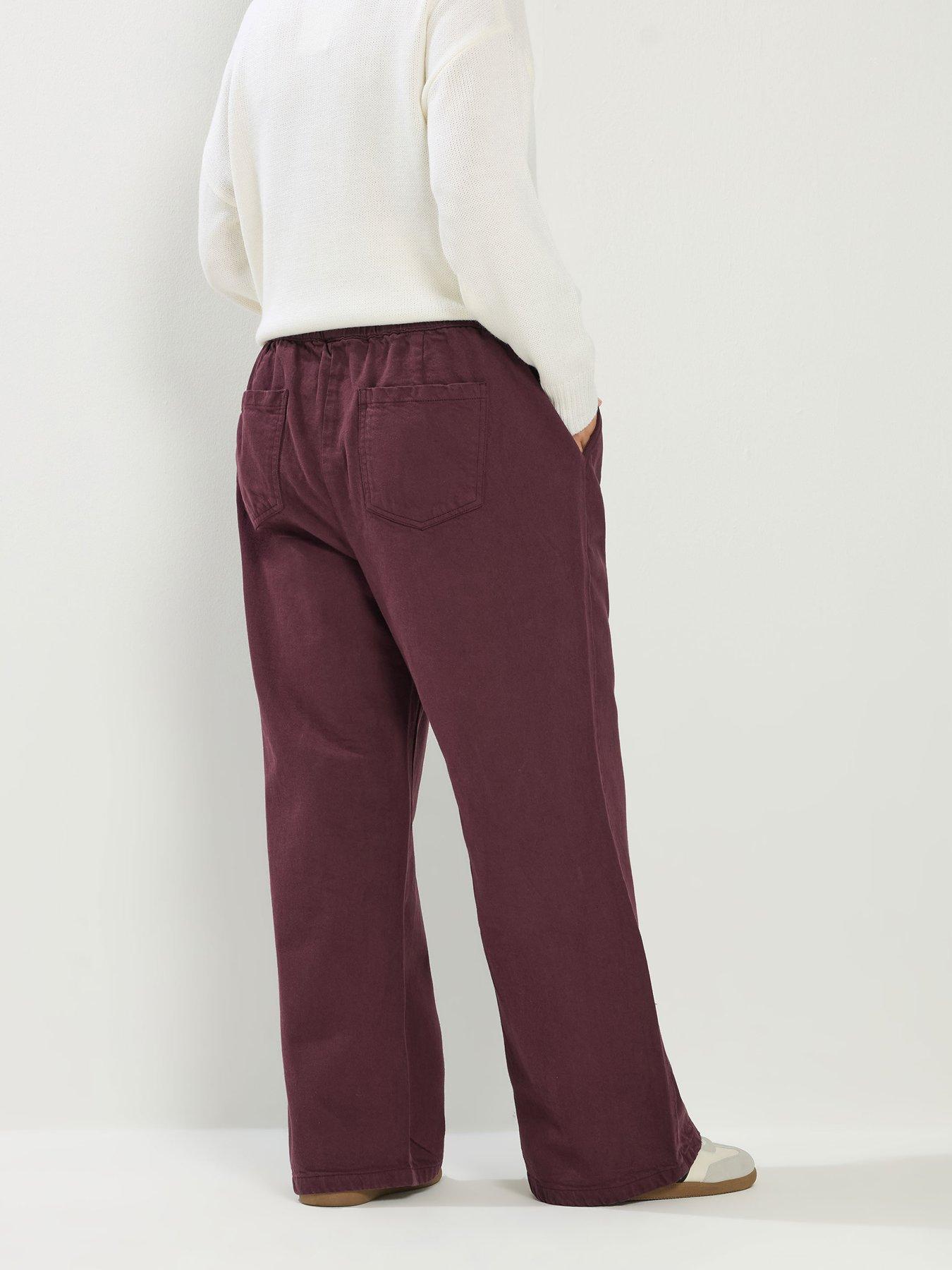 Image 2 of 5 of Yours Curve Pull On Wide Leg Jean