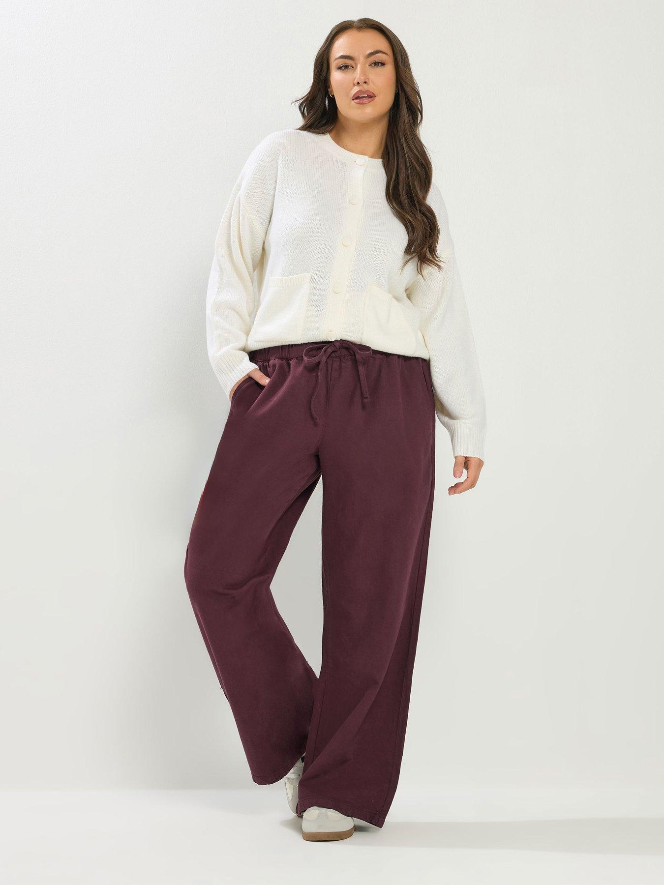Image 3 of 5 of Yours Curve Pull On Wide Leg Jean