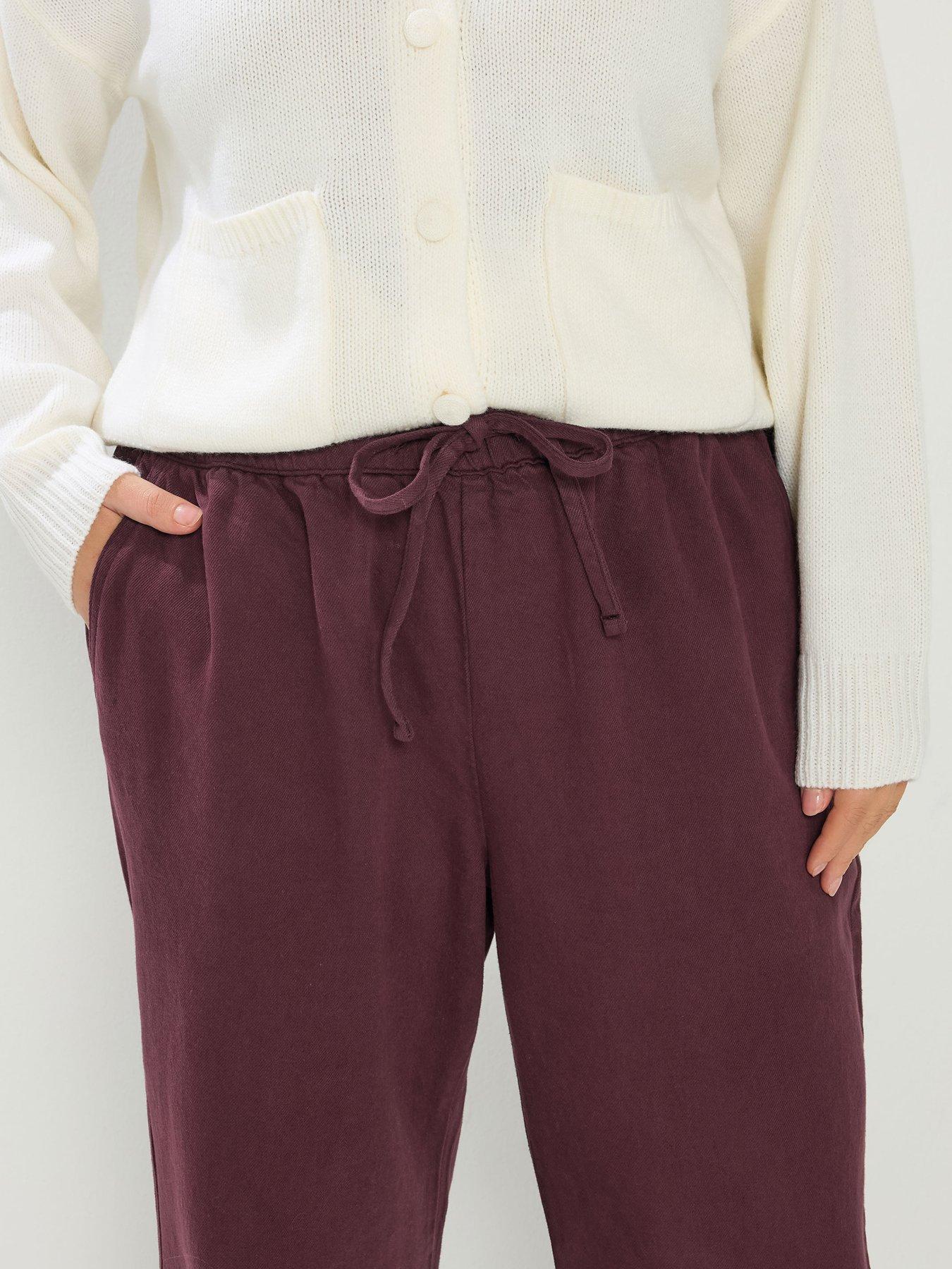 Image 4 of 5 of Yours Curve Pull On Wide Leg Jean