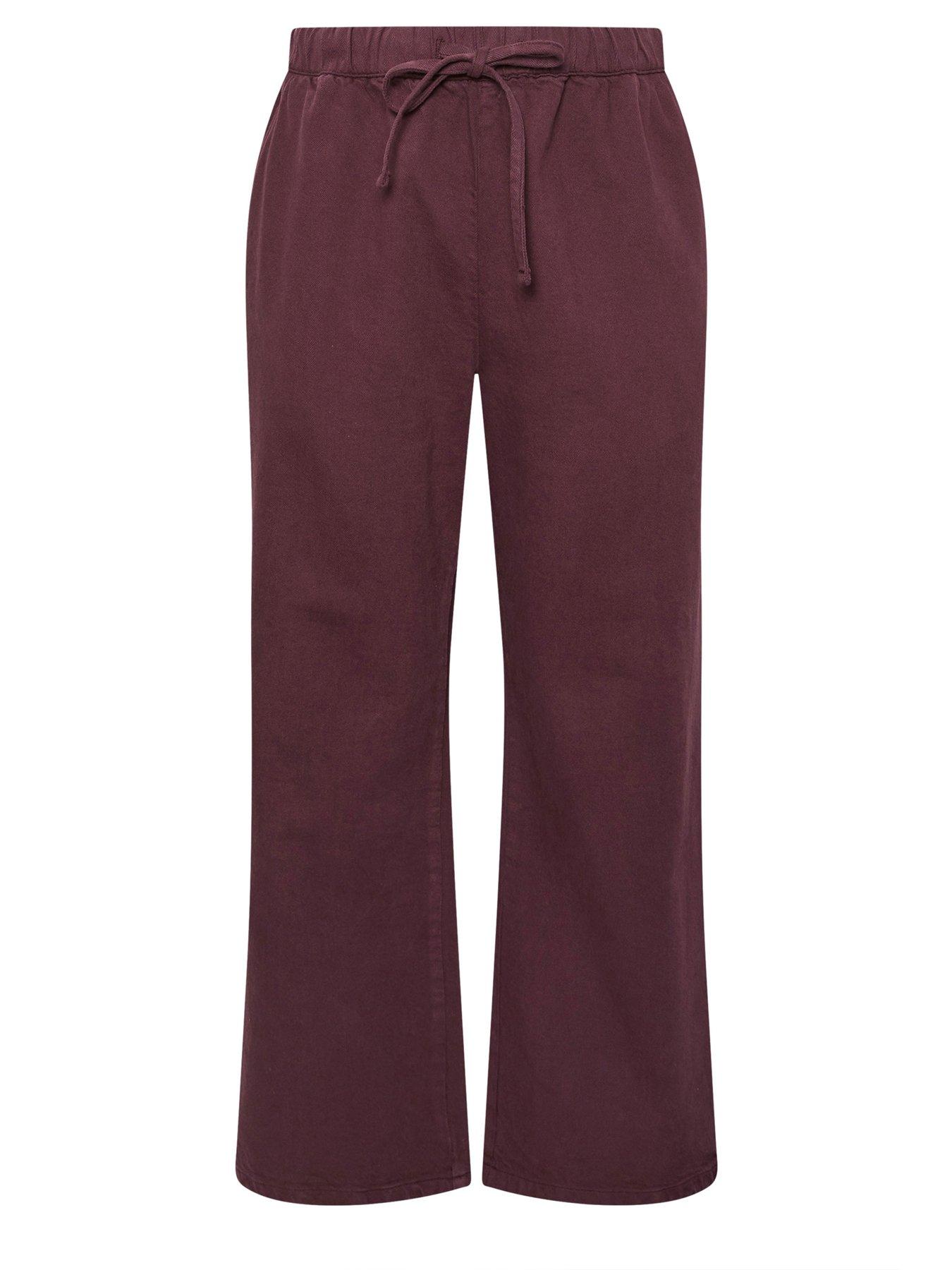 Image 5 of 5 of Yours Curve Pull On Wide Leg Jean