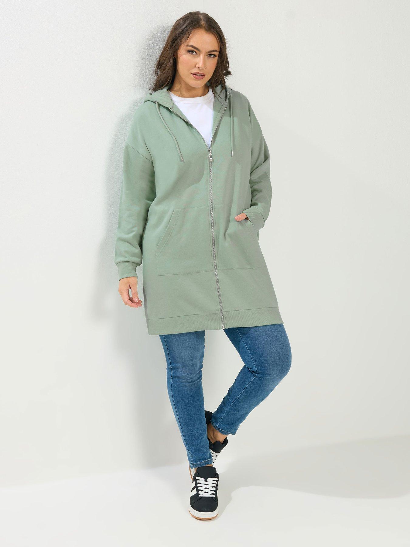 image of yours-curve-longline-hoodie