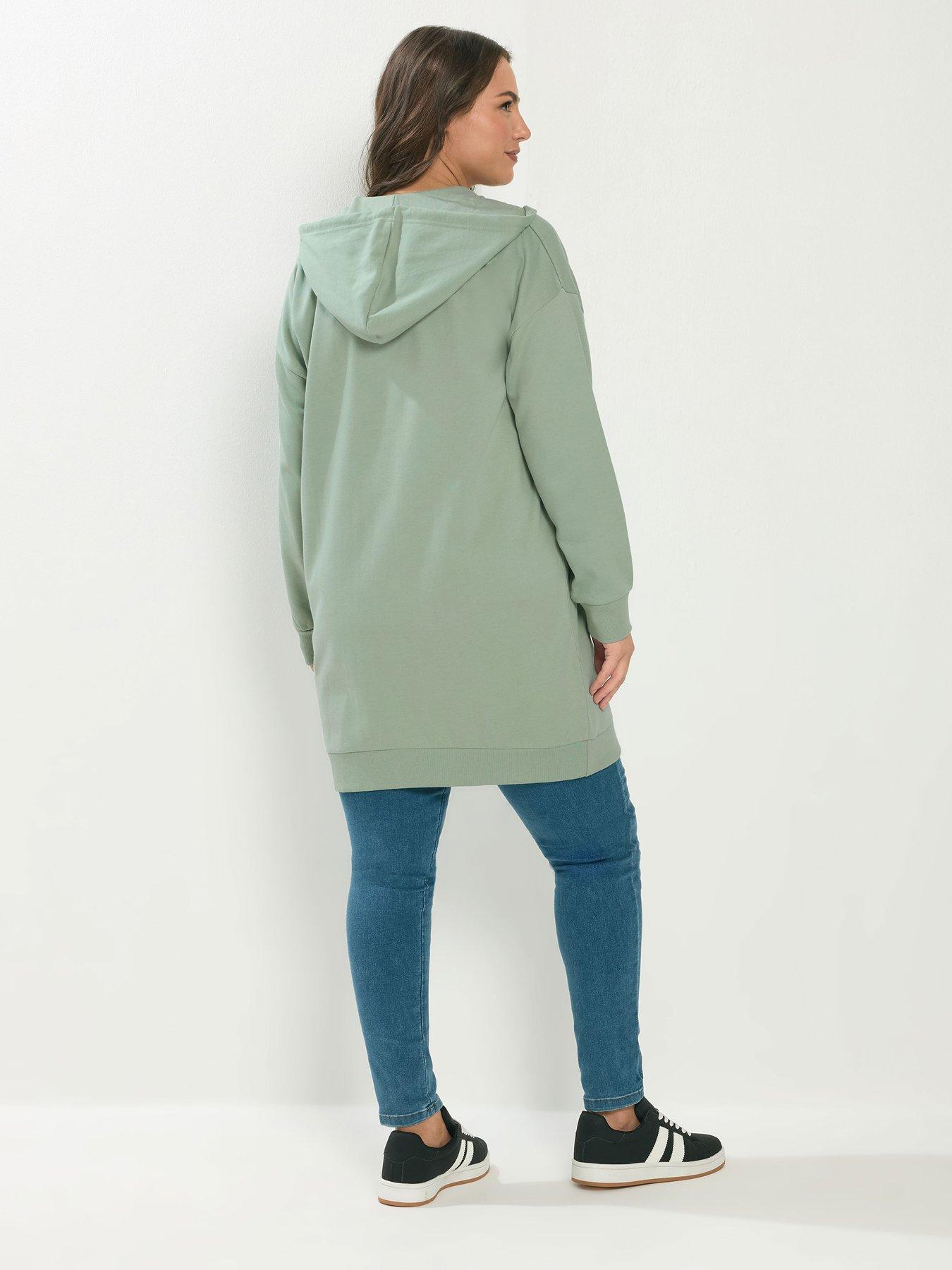  image of yours-curve-longline-hoodie