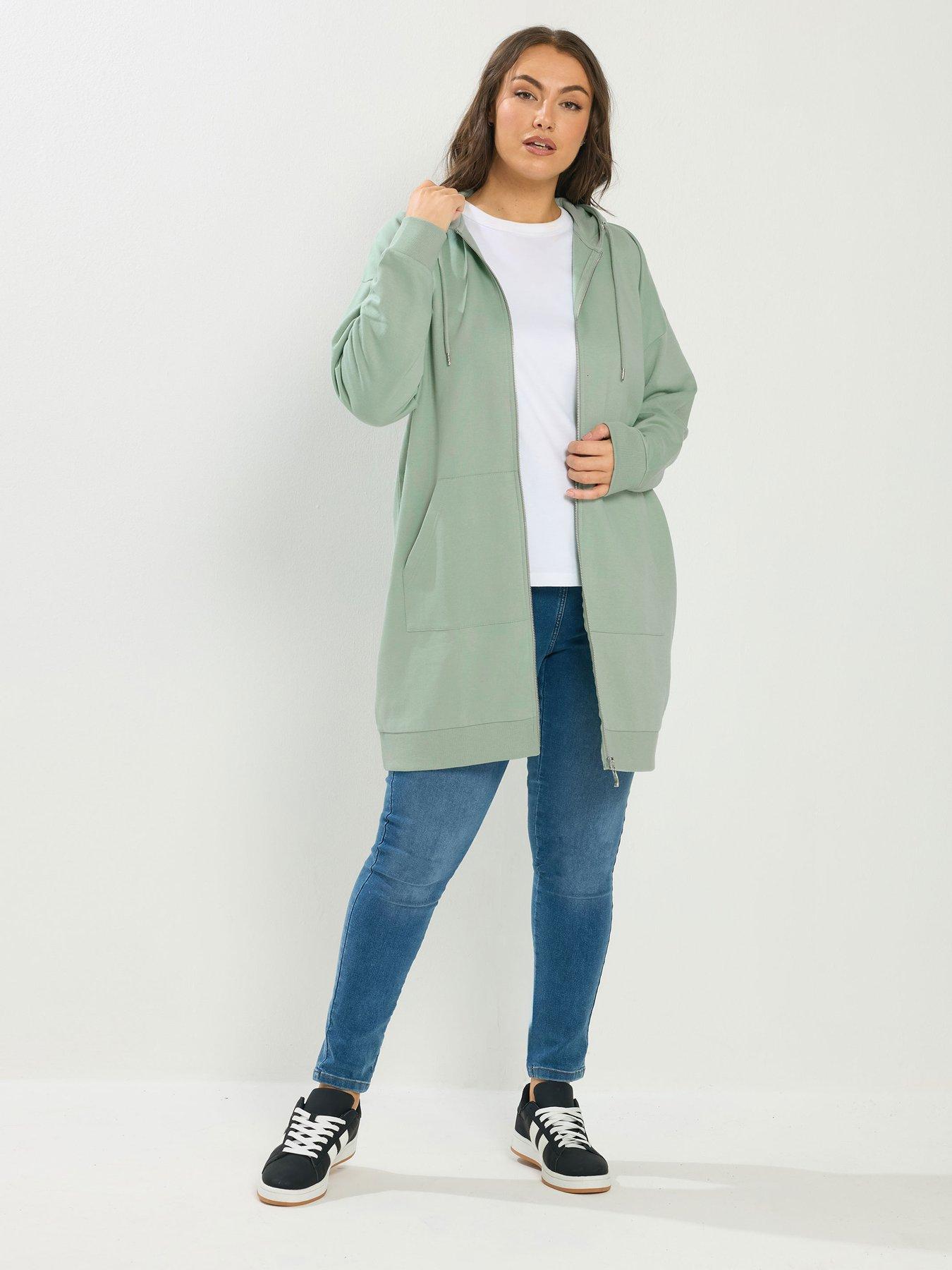  image of yours-curve-longline-hoodie